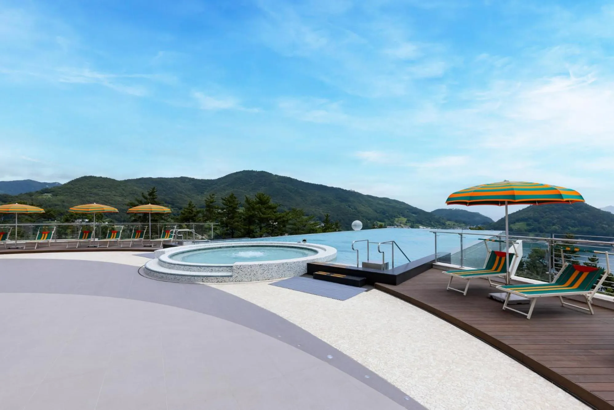 Swimming pool in Sol Beach Namhae