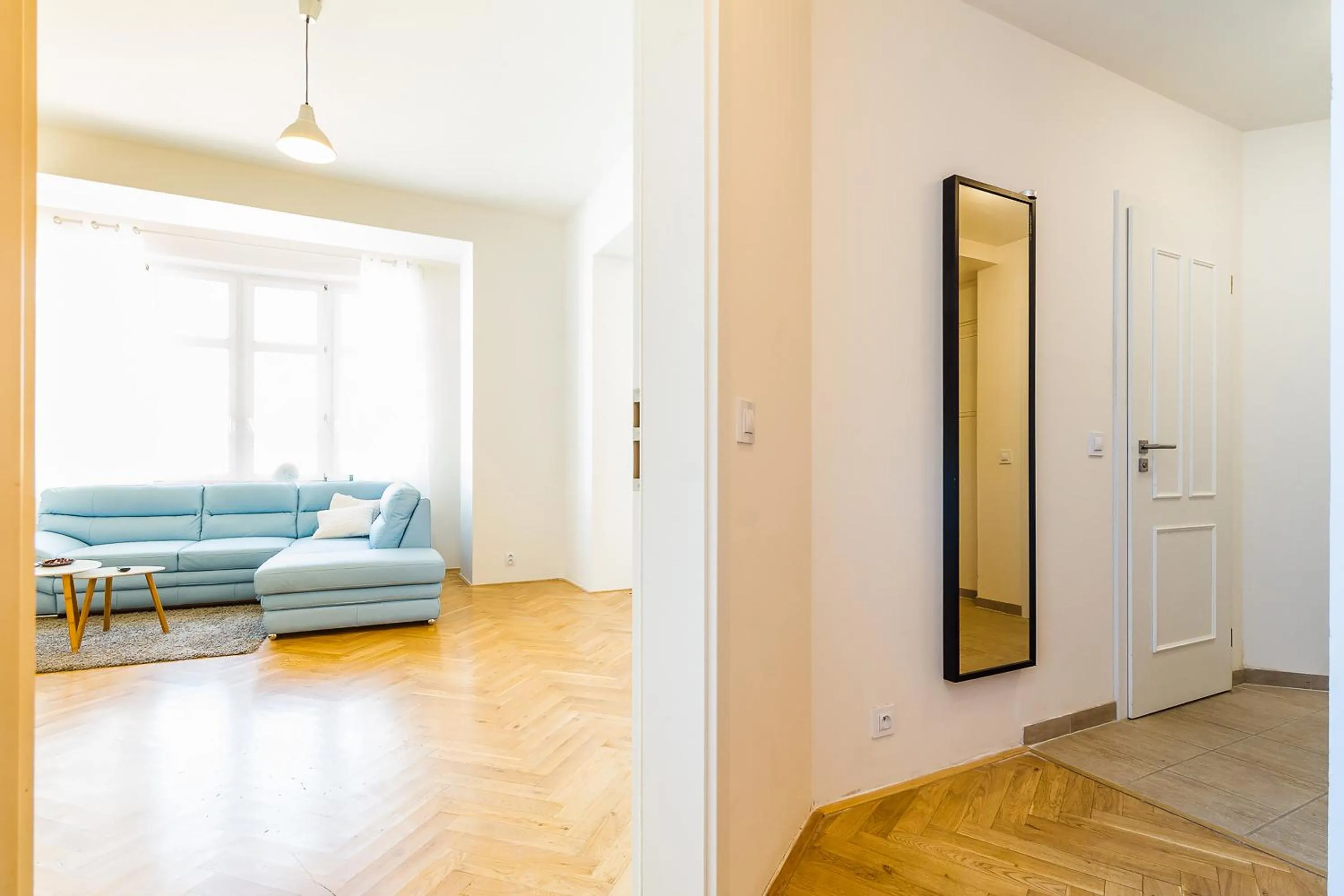 Living room in Top Wenceslas Square Apartment