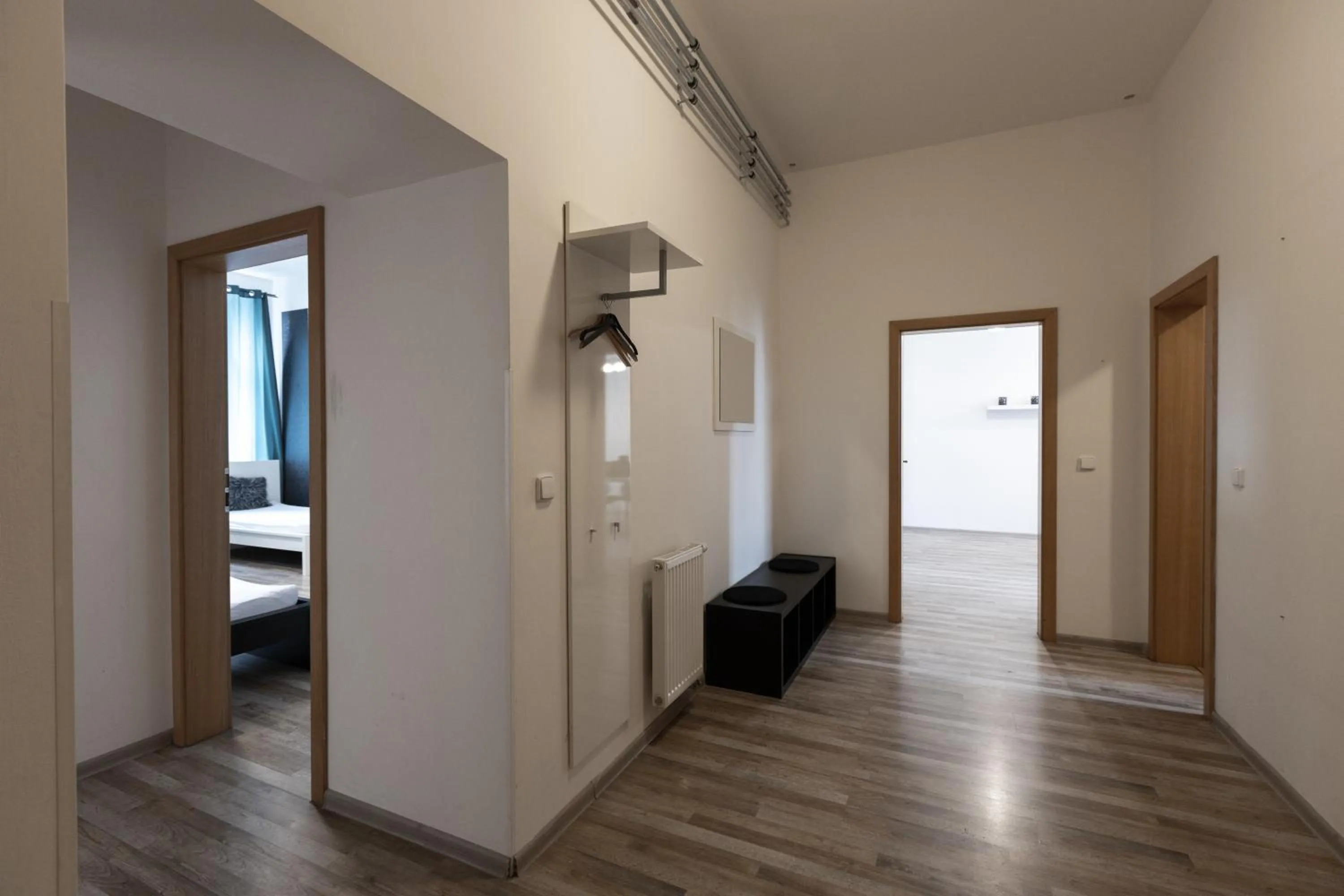 Bed in Top Wenceslas Square Apartment