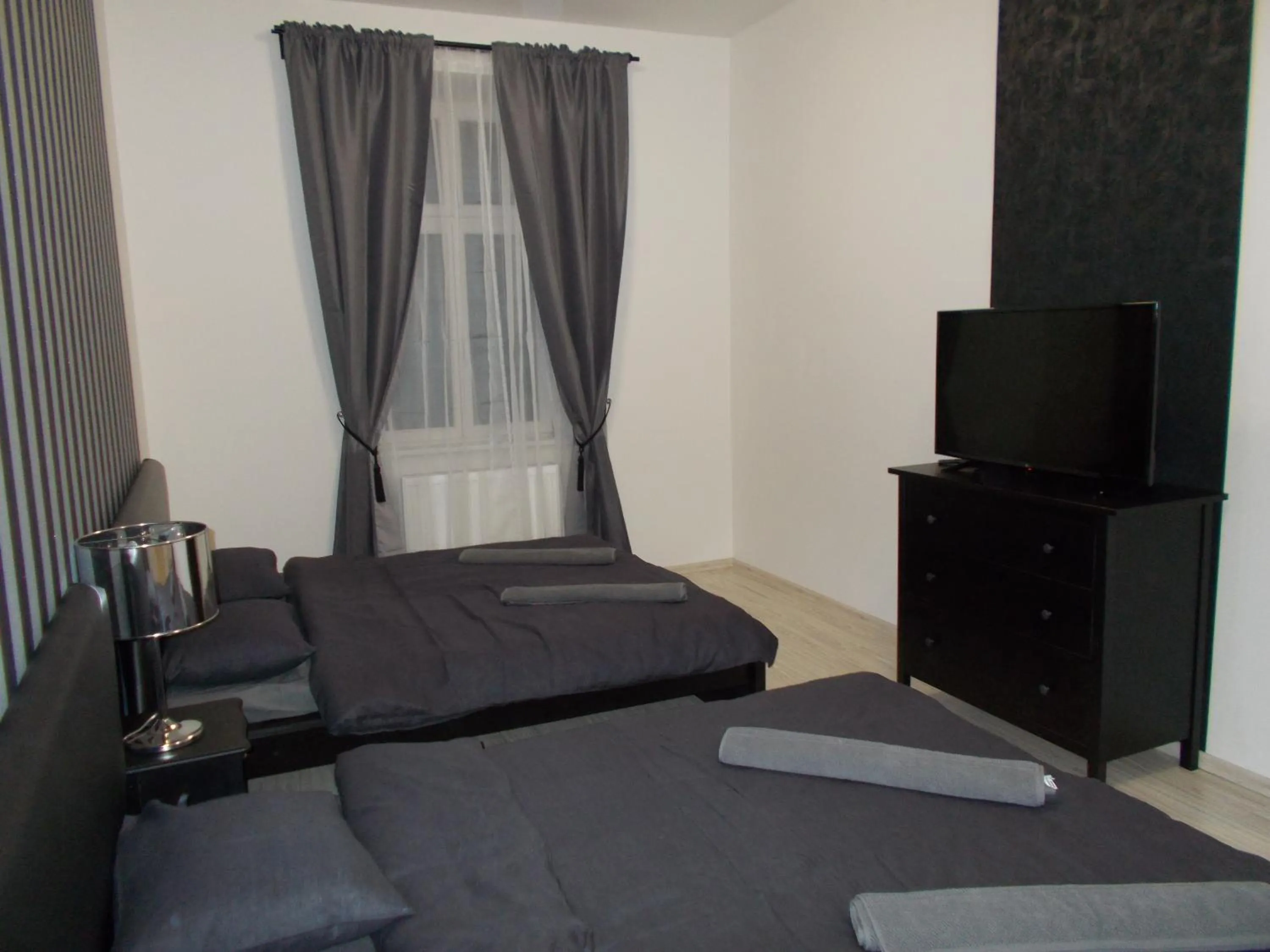 Bedroom, Bed in Top Wenceslas Square Apartment