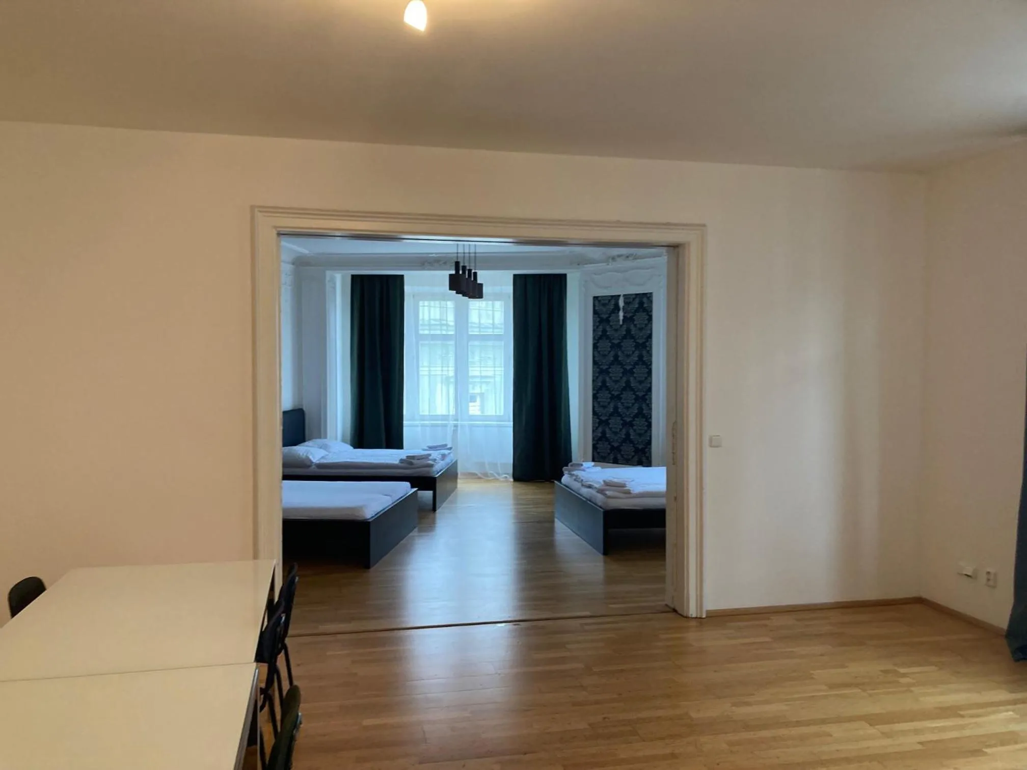 Bed in Top Wenceslas Square Apartment