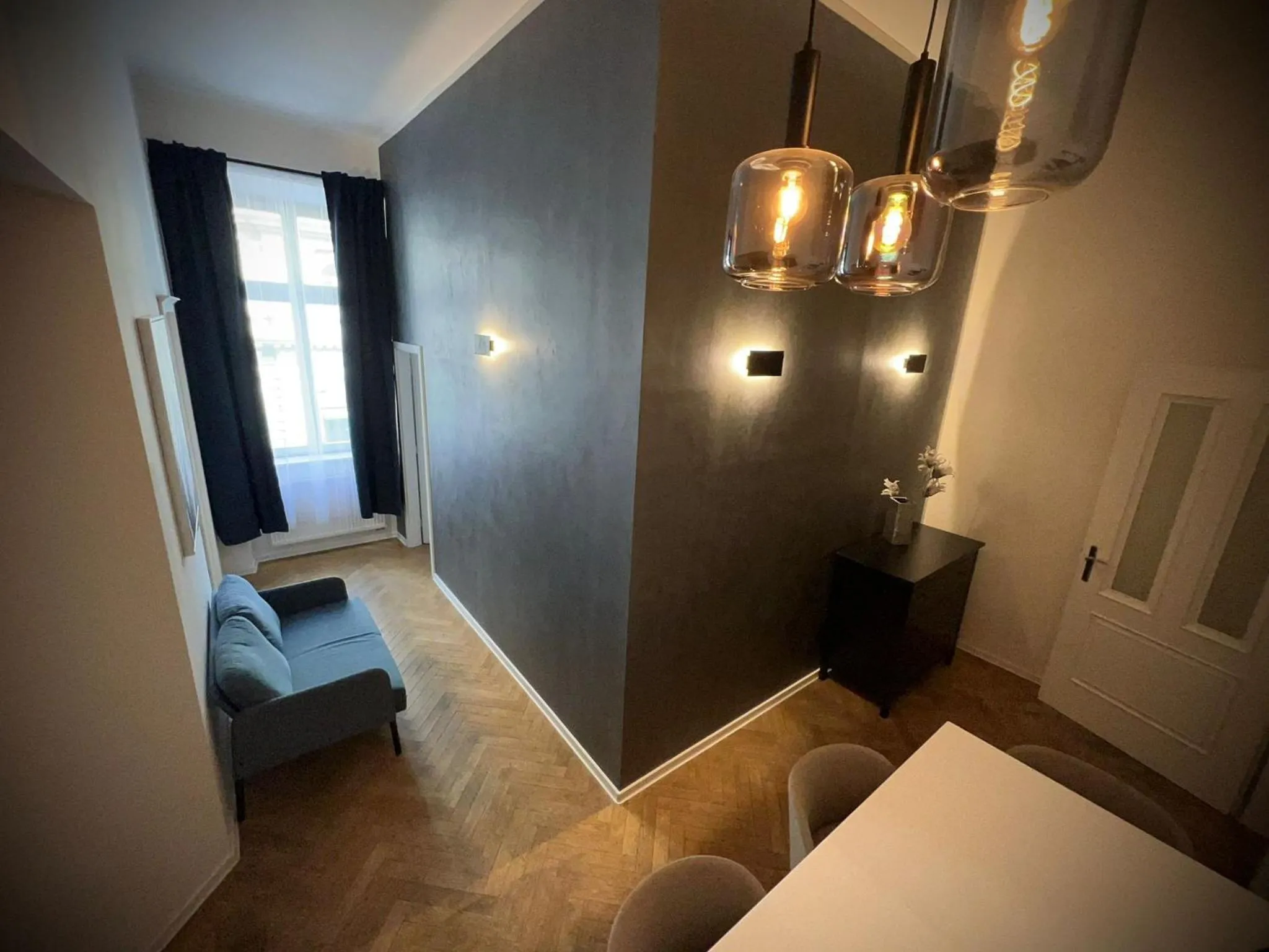 Bed in Top Wenceslas Square Apartment