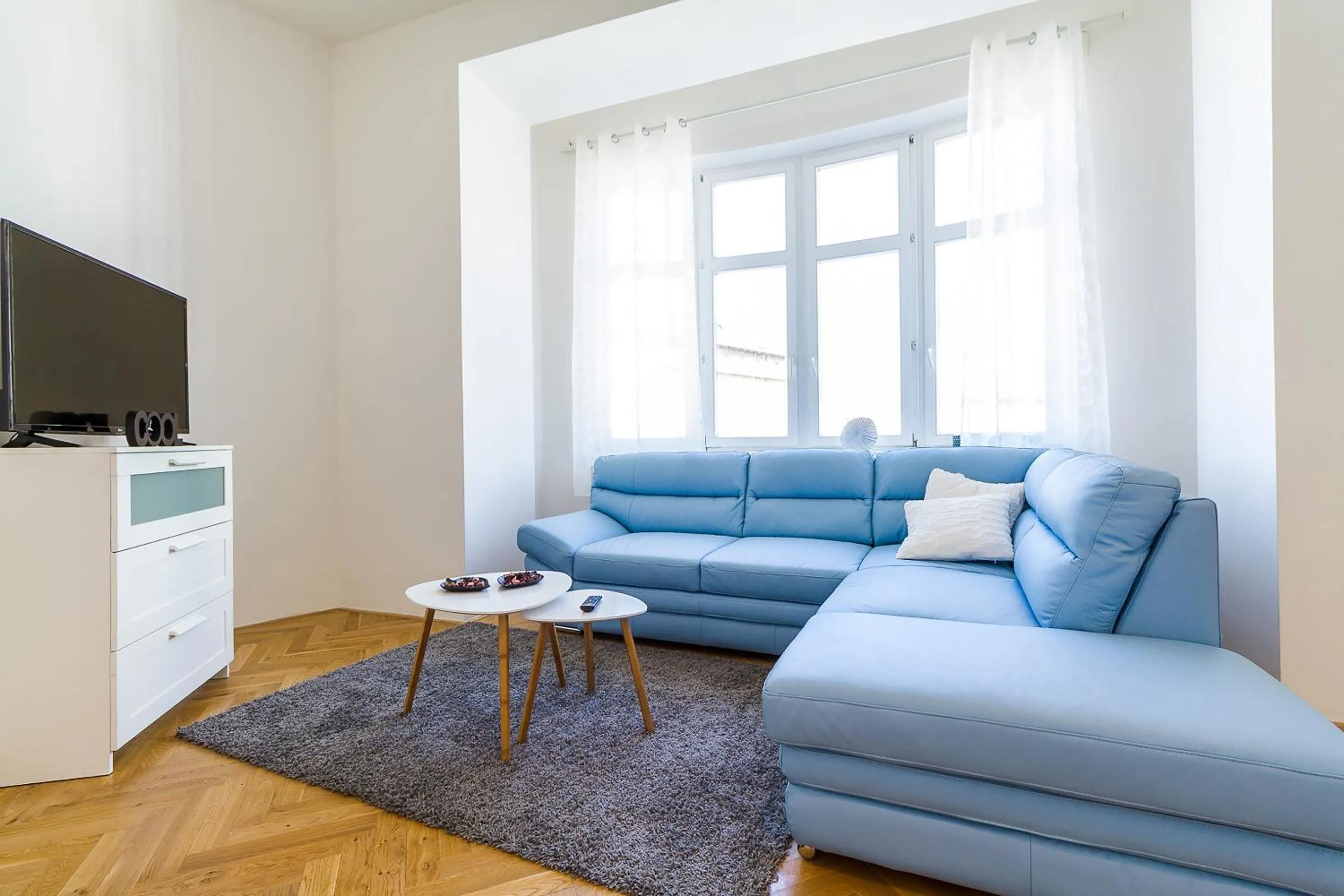 Living room in Top Wenceslas Square Apartment