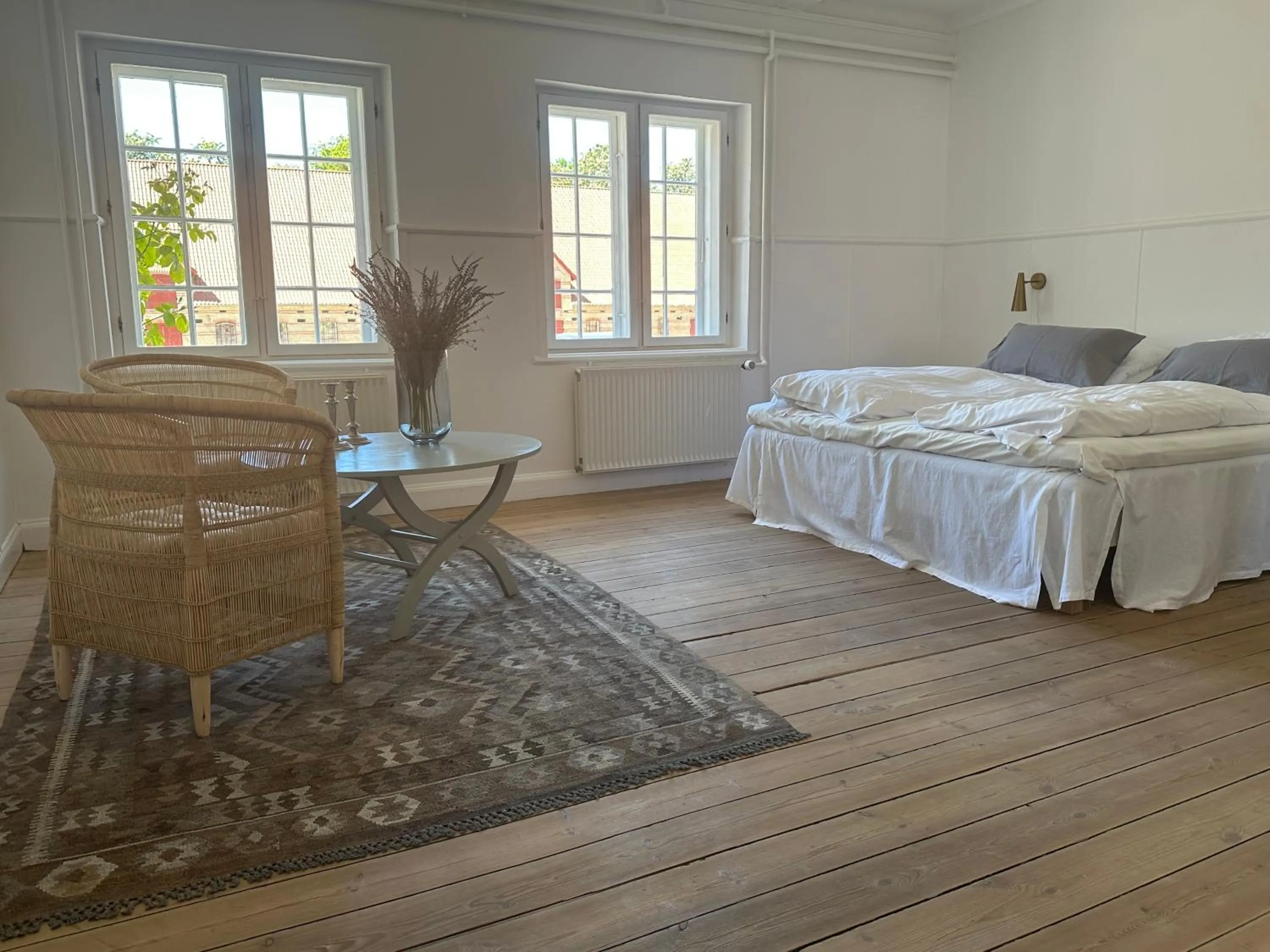 Bed in Lundsgaard Gods Badehotel