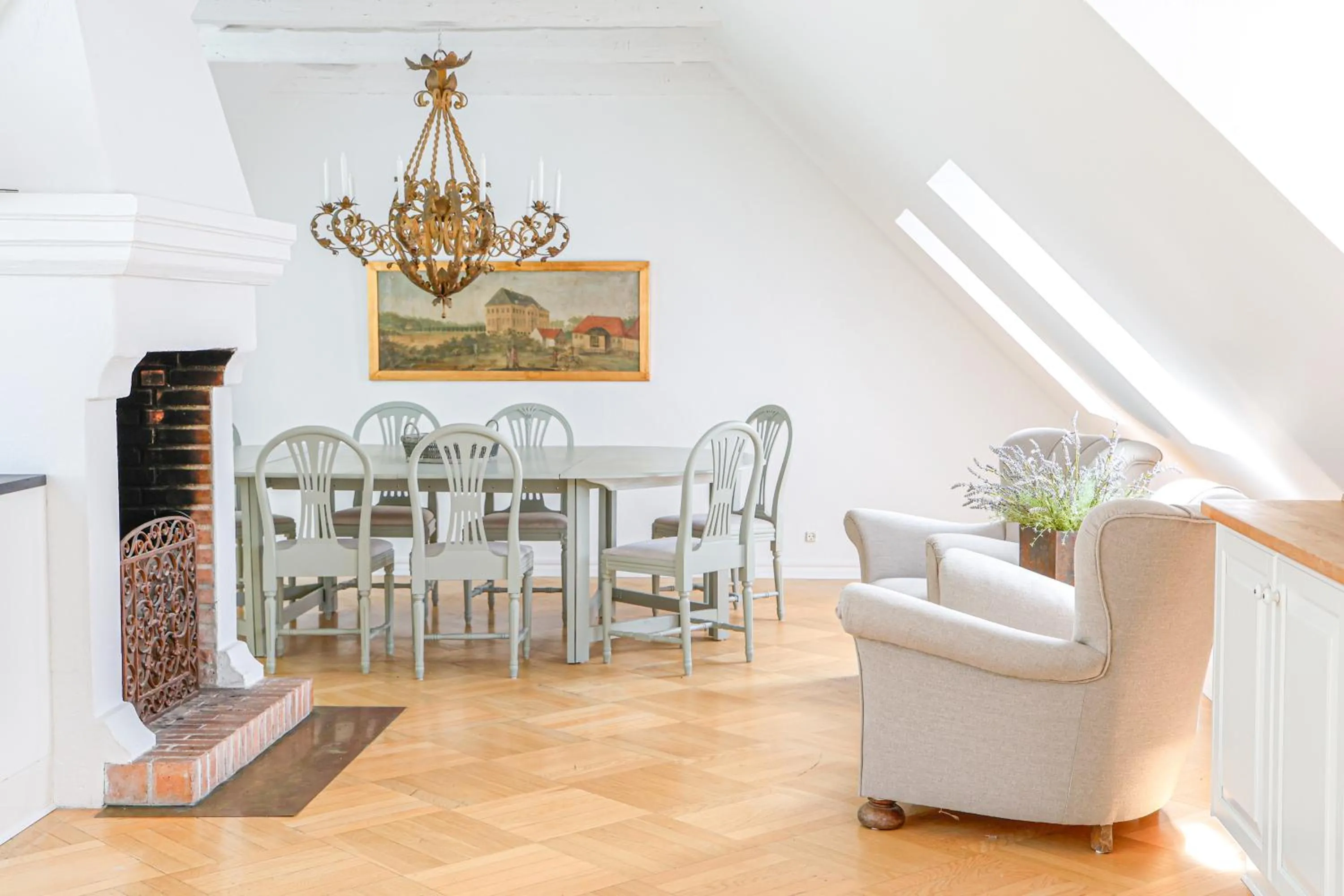 kitchen in Lundsgaard Gods Badehotel