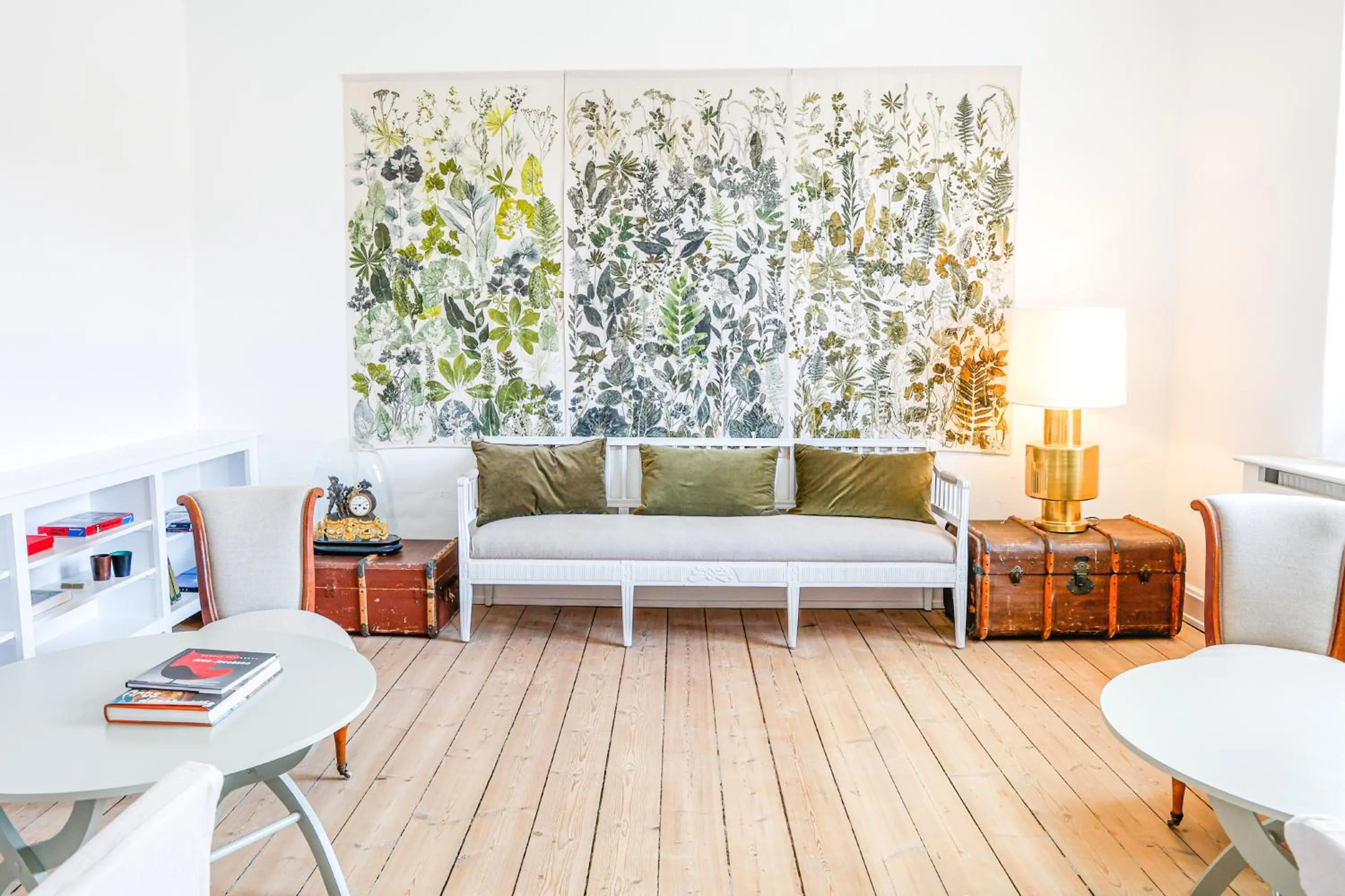 Living room in Lundsgaard Gods Badehotel