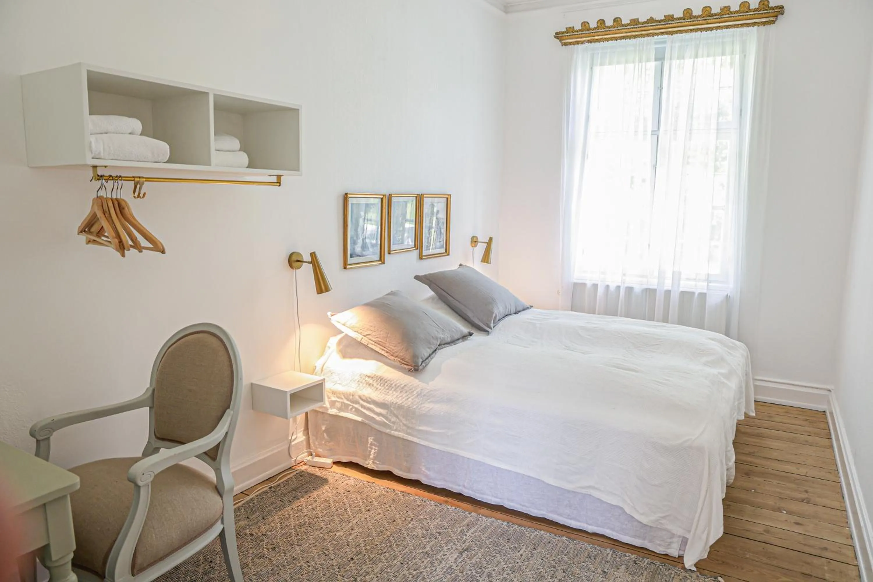 Bed in Lundsgaard Gods Badehotel