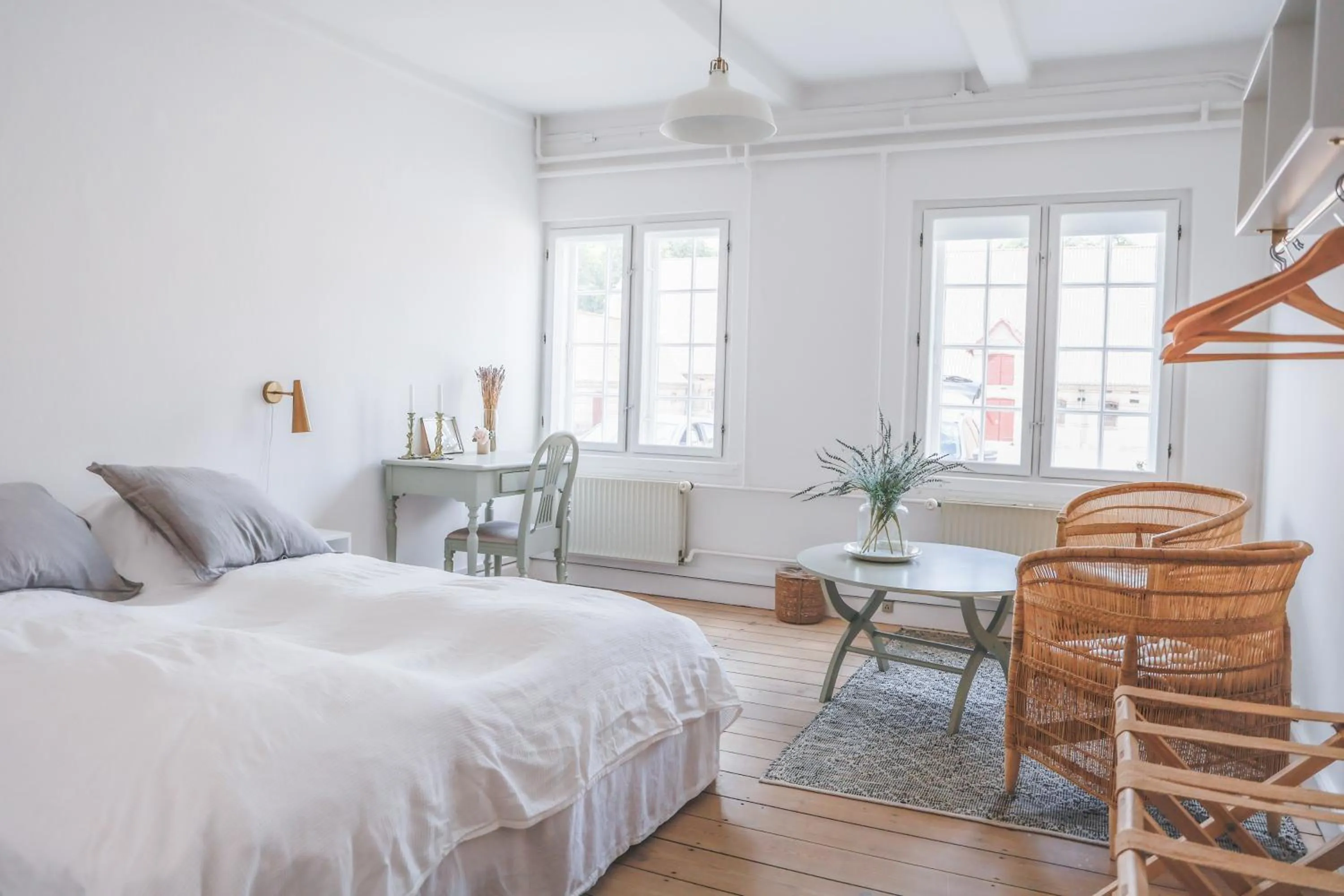 Bed in Lundsgaard Gods Badehotel