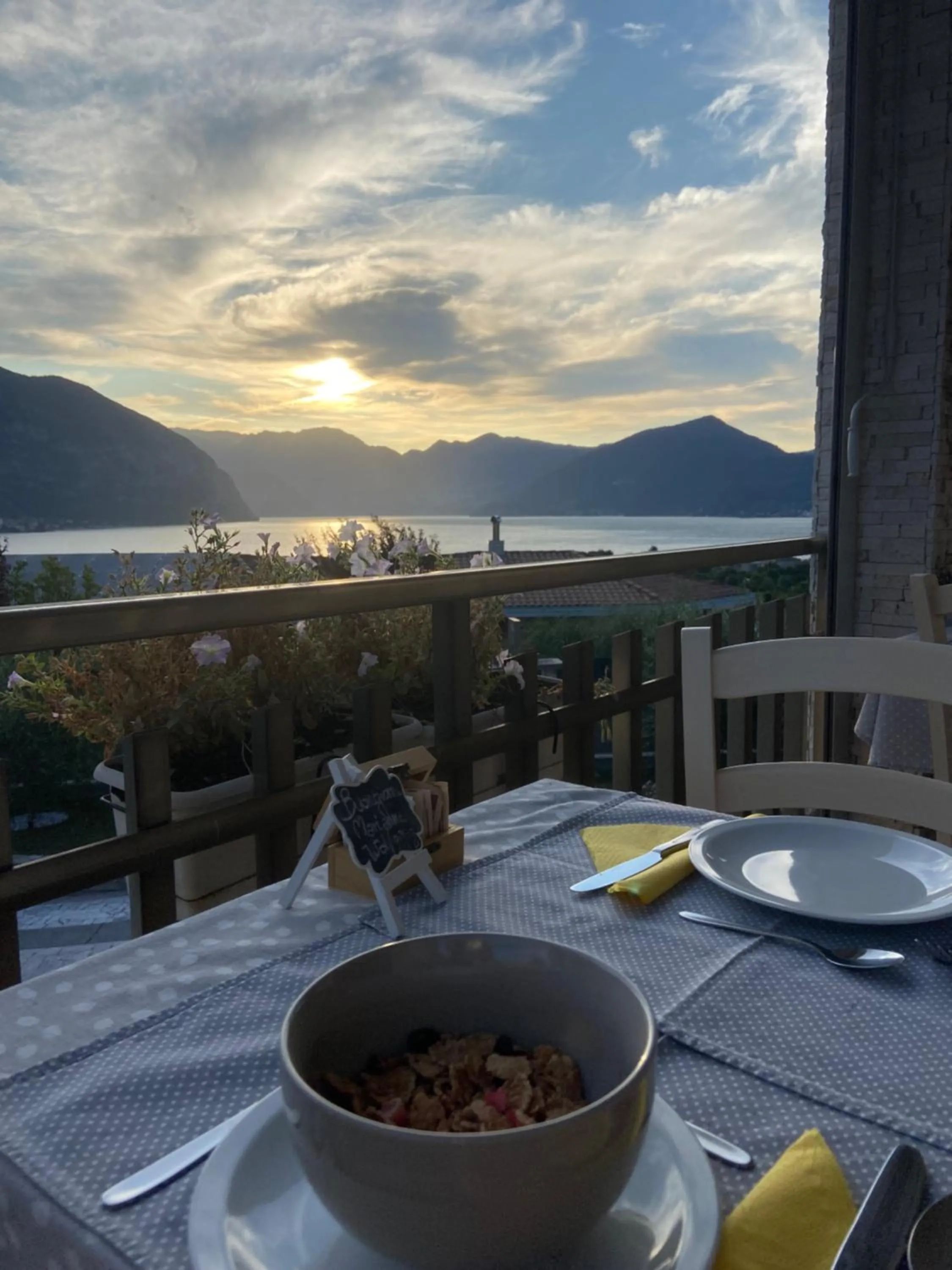 Breakfast in B&B Panorama Iseo