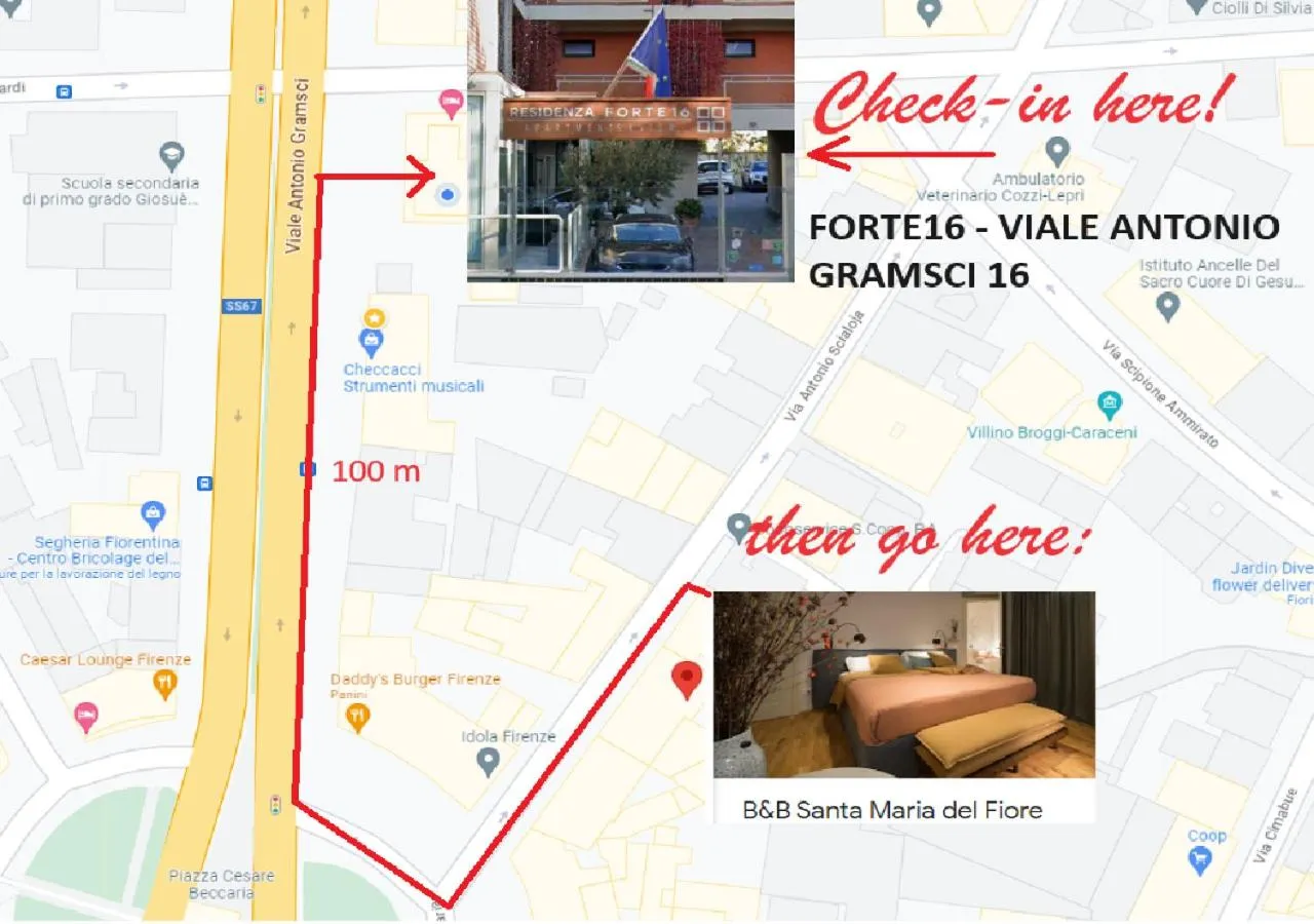 Lobby or reception in B&B Santa Maria del Fiore