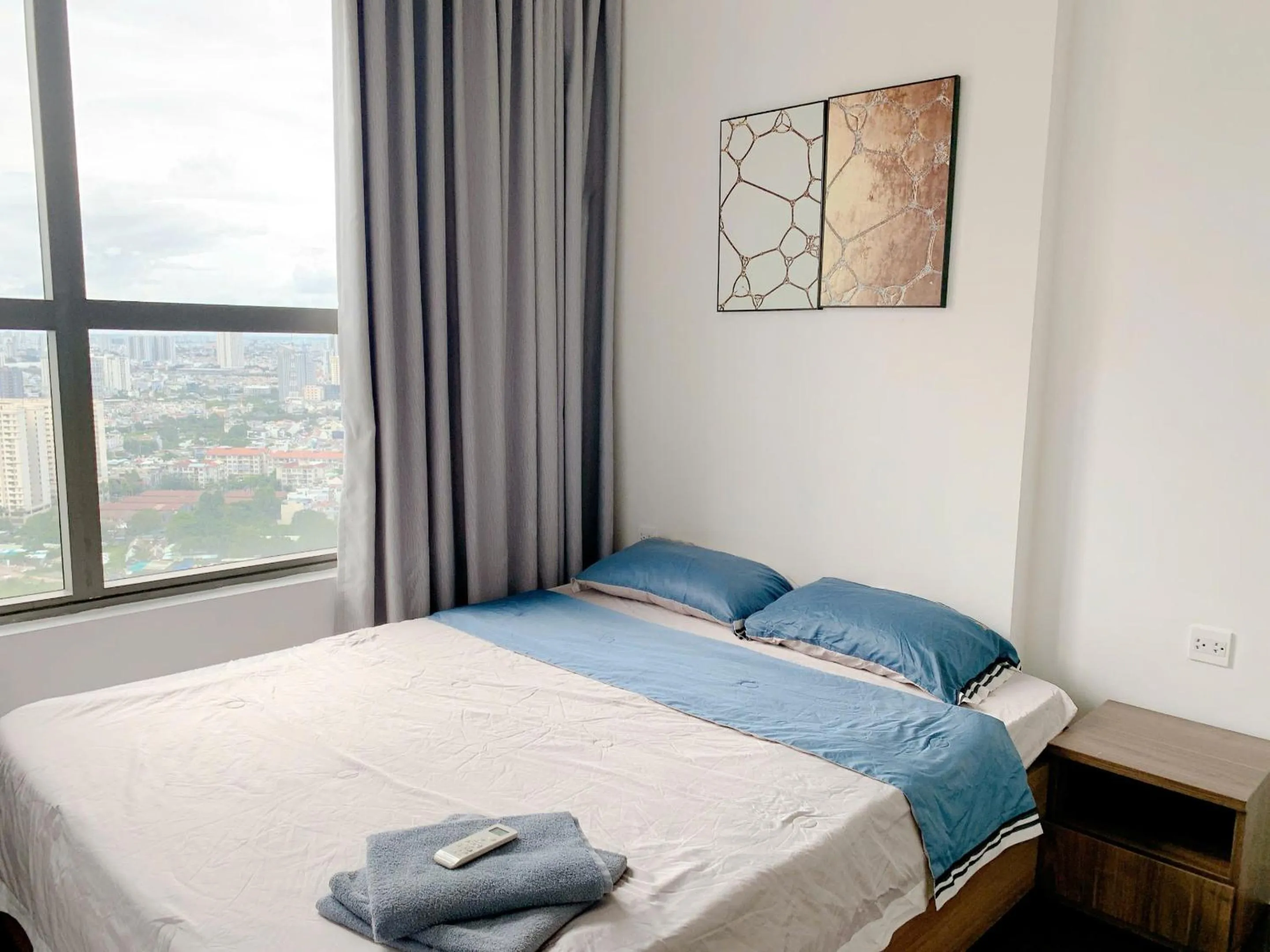 Bed in The Sun Avenue Serviced Apartment