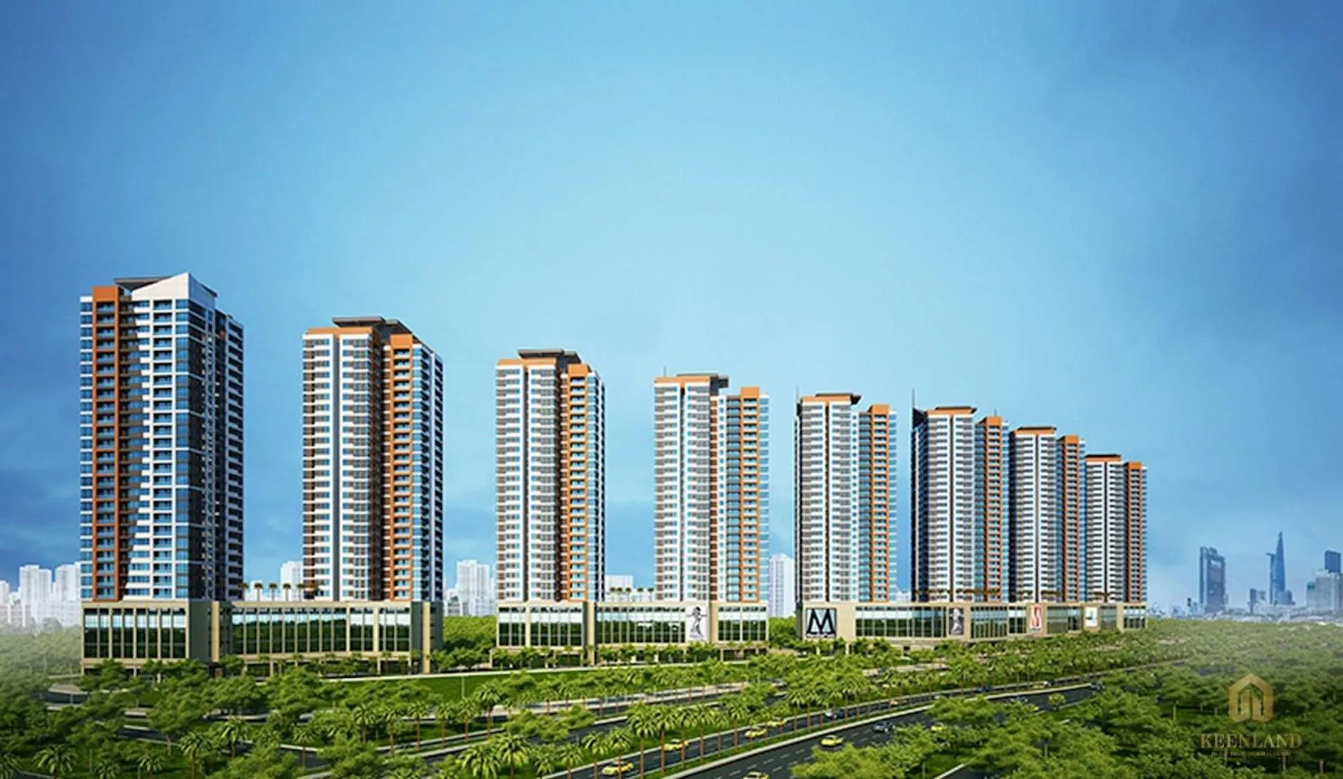 Property building in The Sun Avenue Serviced Apartment