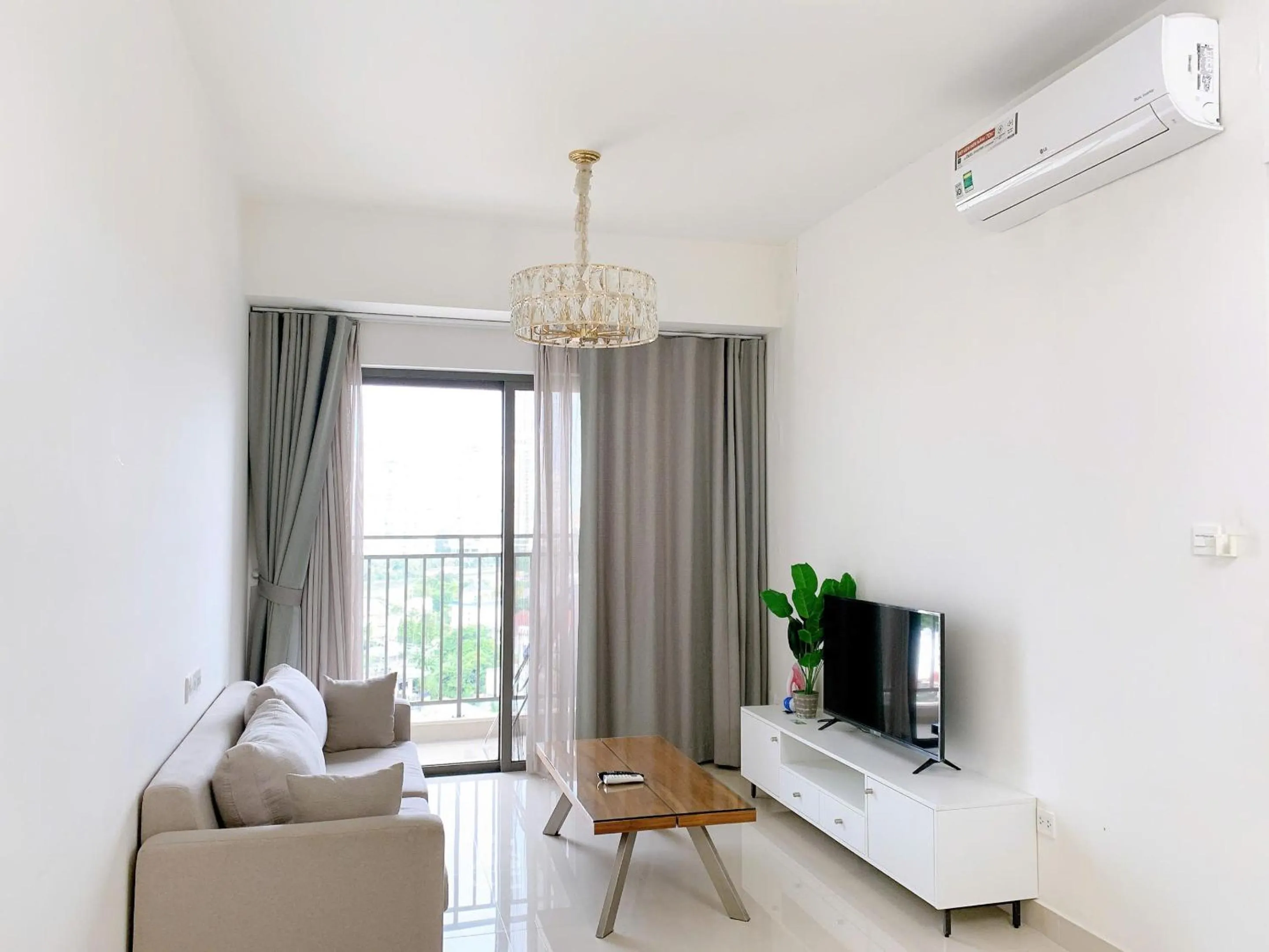 Living room in The Sun Avenue Serviced Apartment