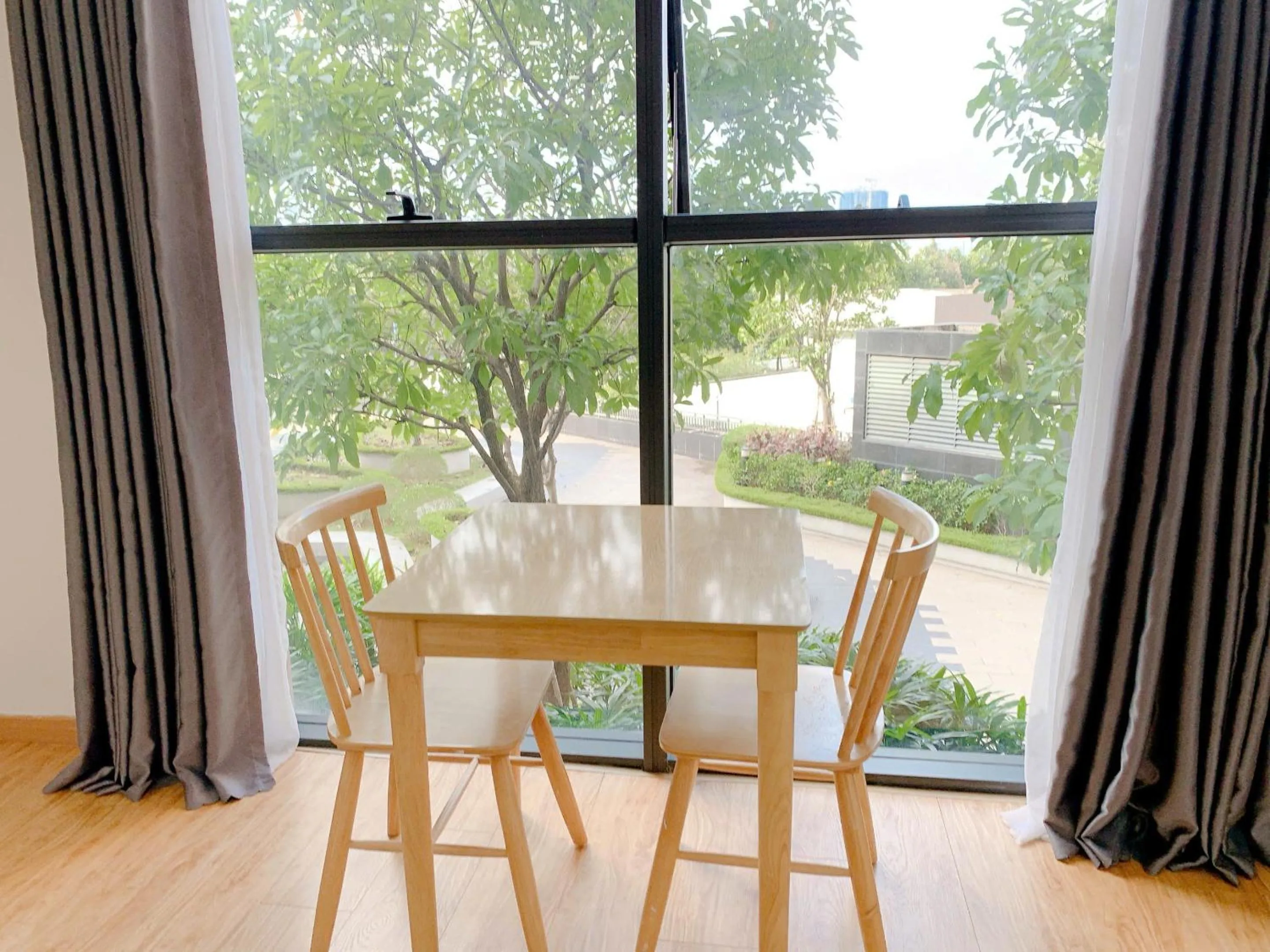 Patio in The Sun Avenue Serviced Apartment