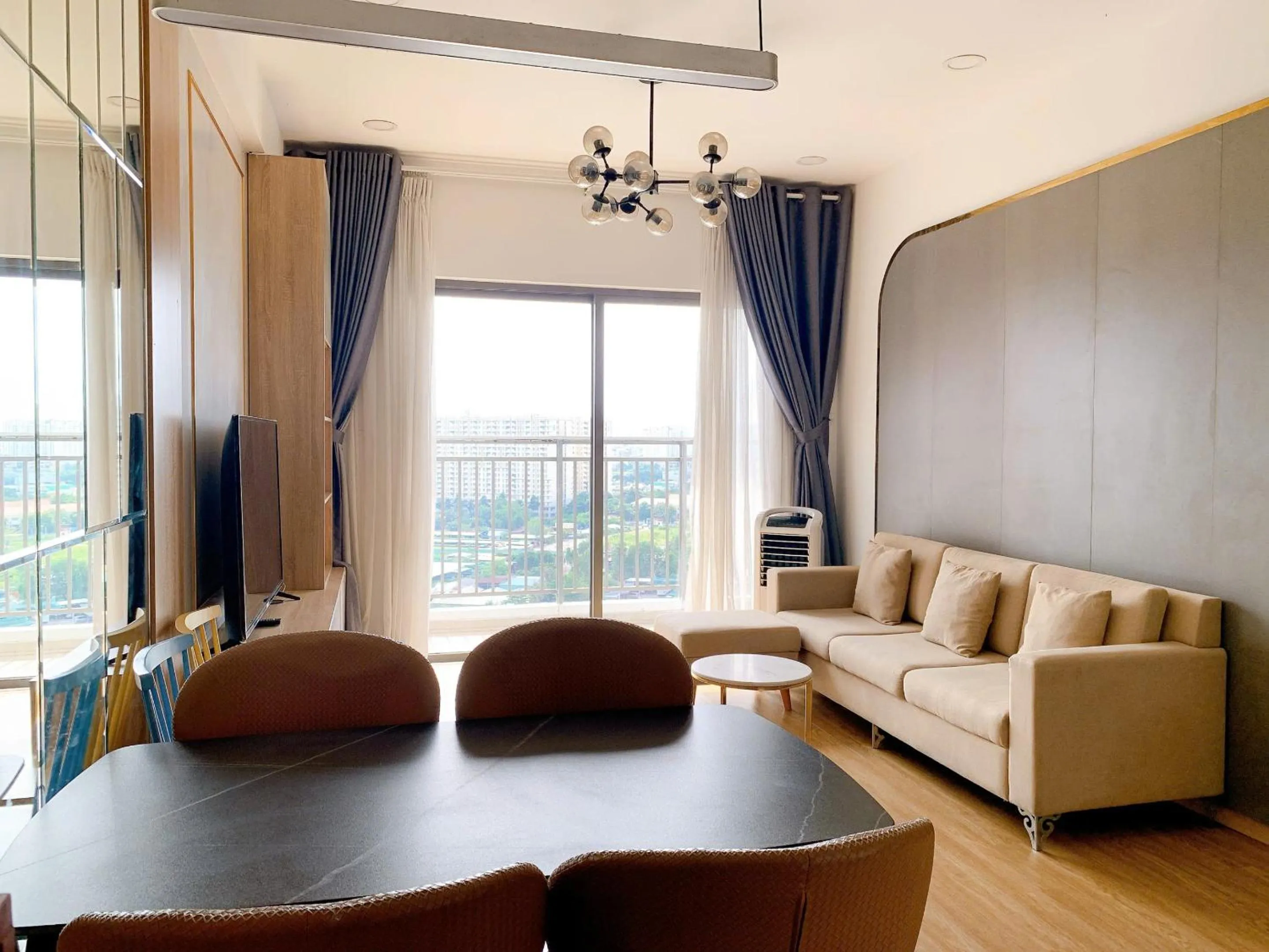 Living room in The Sun Avenue Serviced Apartment