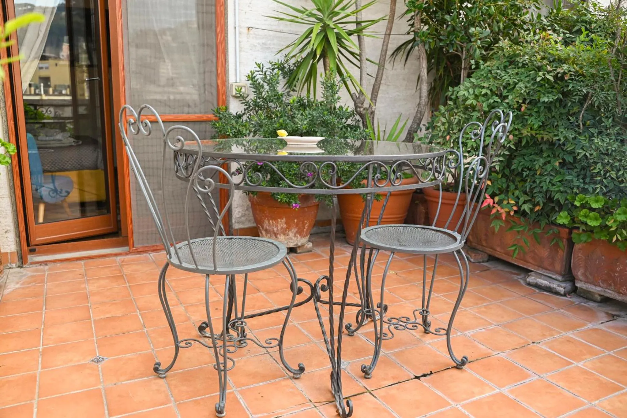 Patio in B&B Casamiranapoli