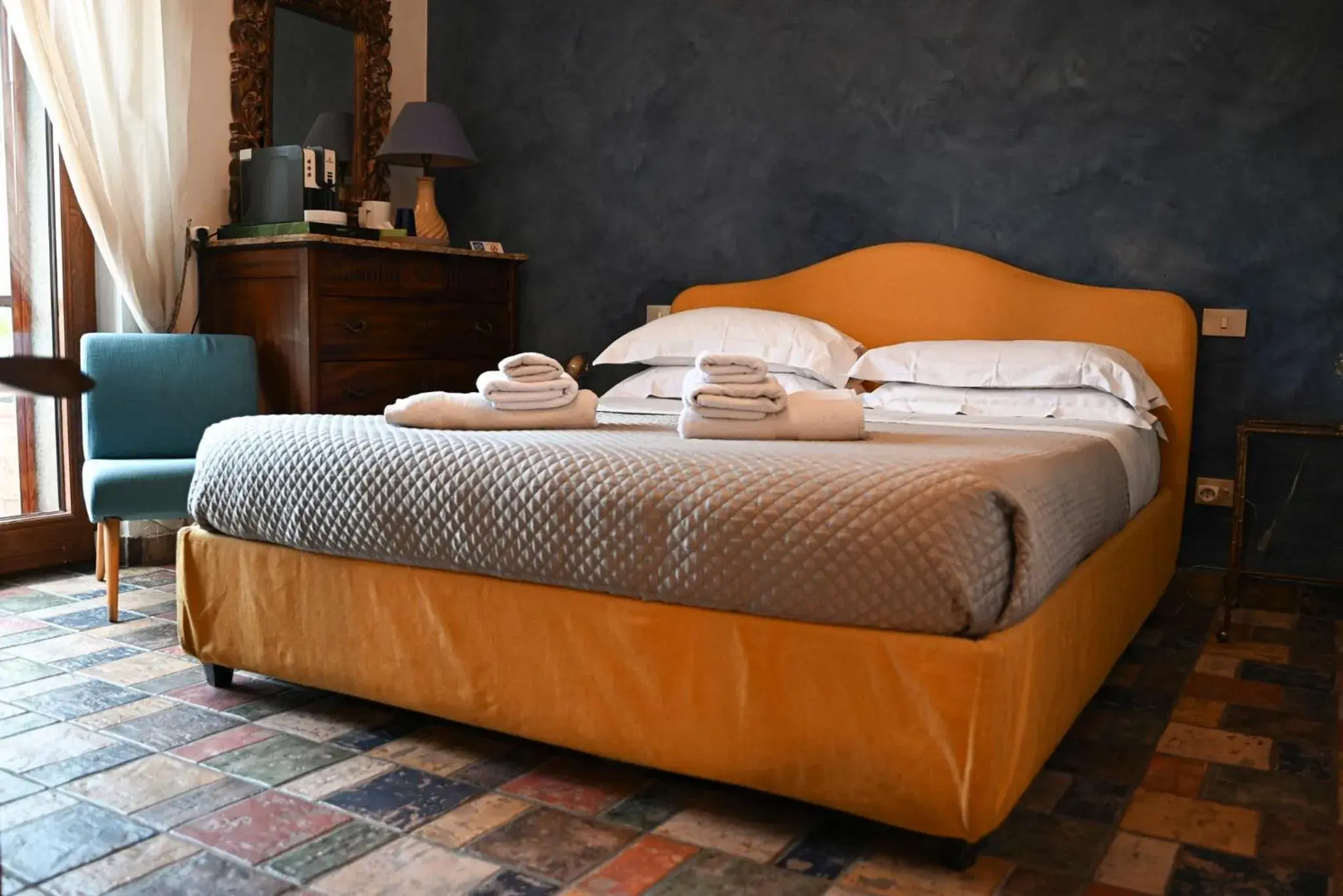 Double Room with Terrace - single occupancy in B&B Casamiranapoli Double Room with Terrace - single occupancy in B&B Casamiranapoli