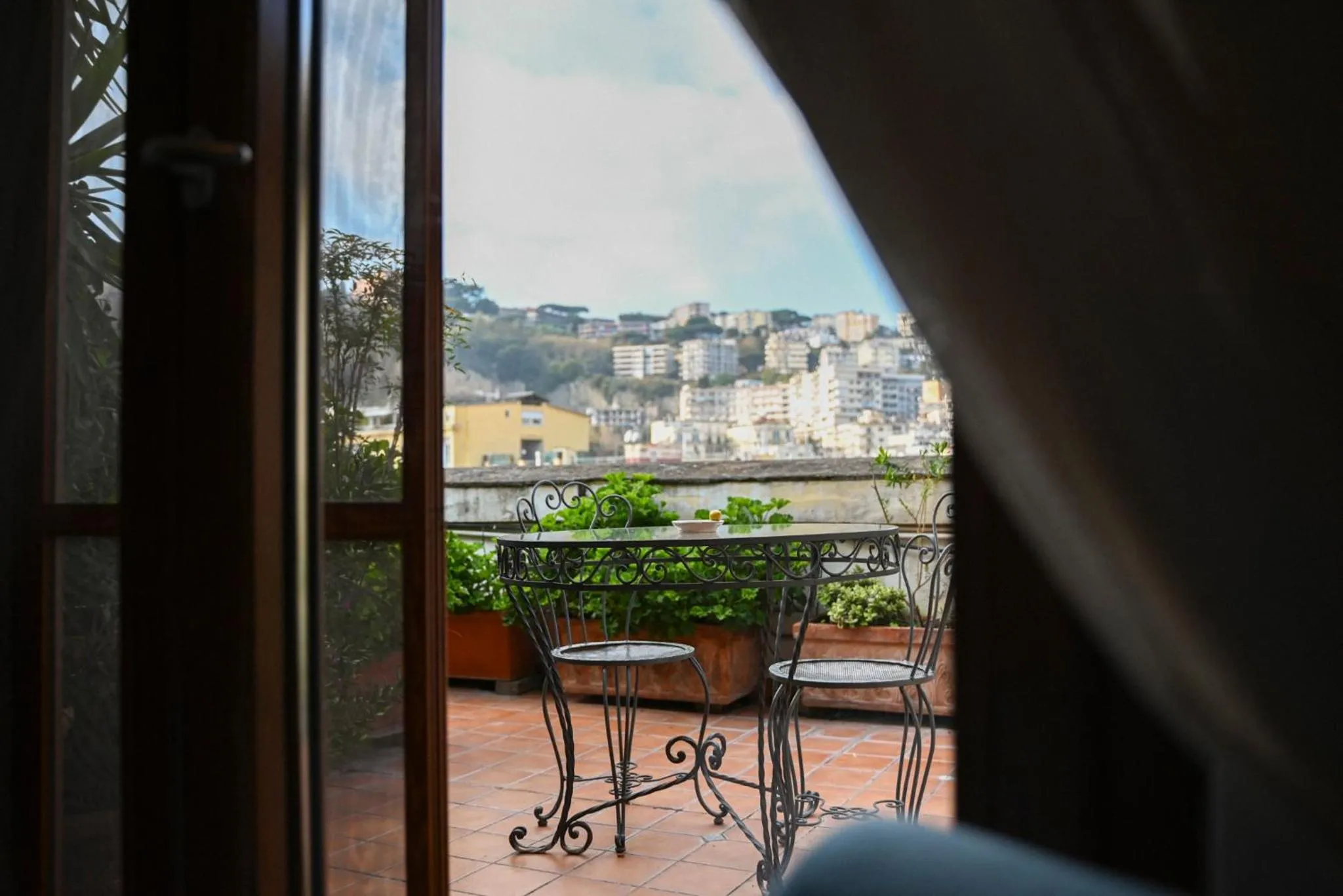 Patio in B&B Casamiranapoli