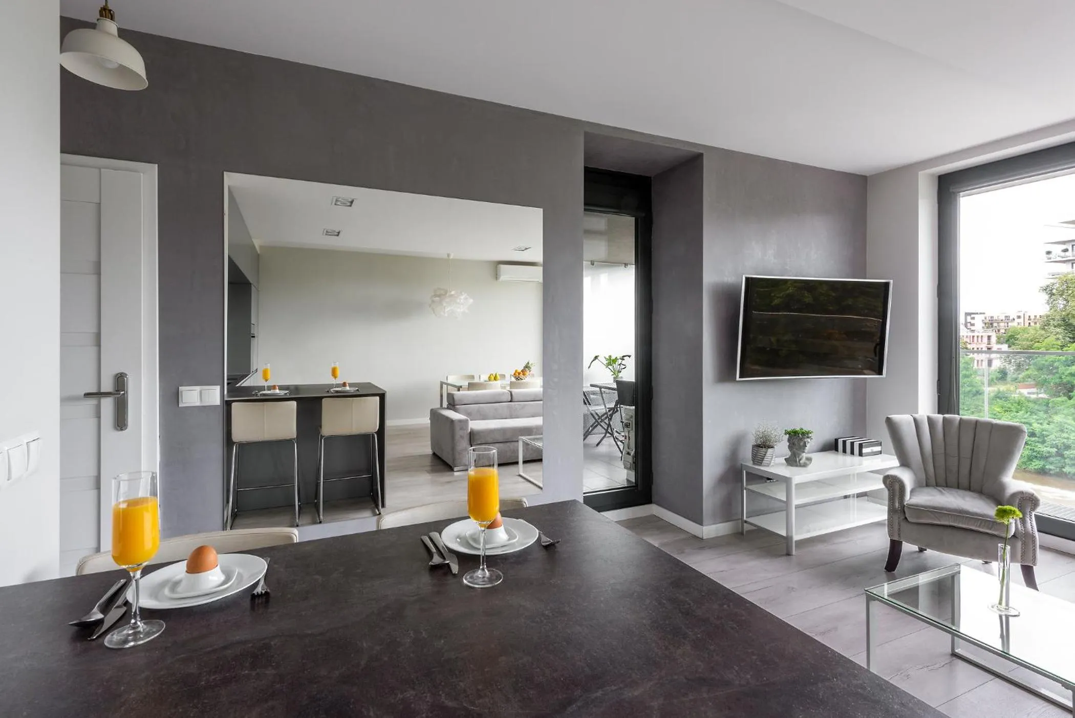 TV and multimedia in apartamenty-wroc Kurkowa 14