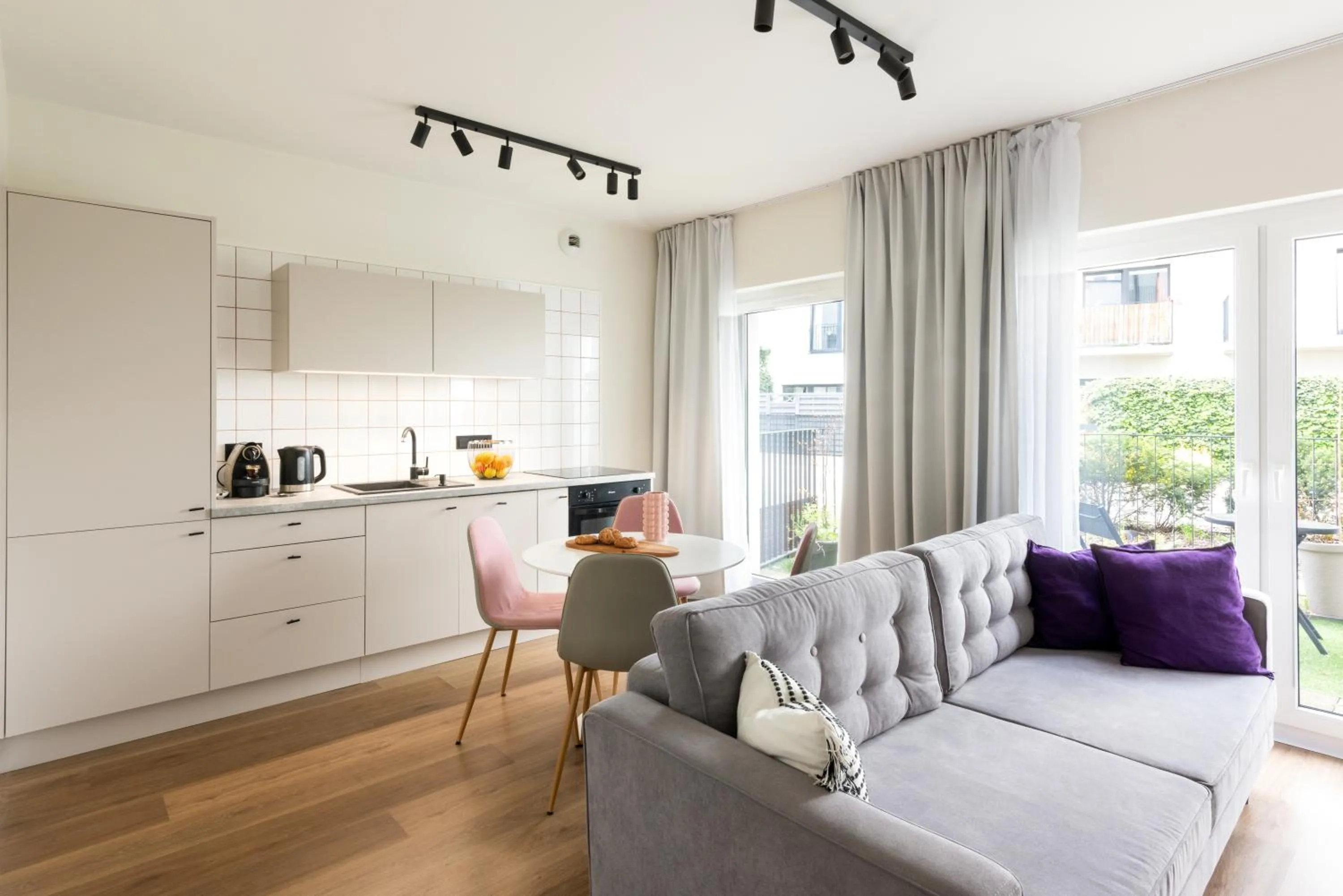 Kitchen or kitchenette in apartamenty-wroc Kurkowa 14