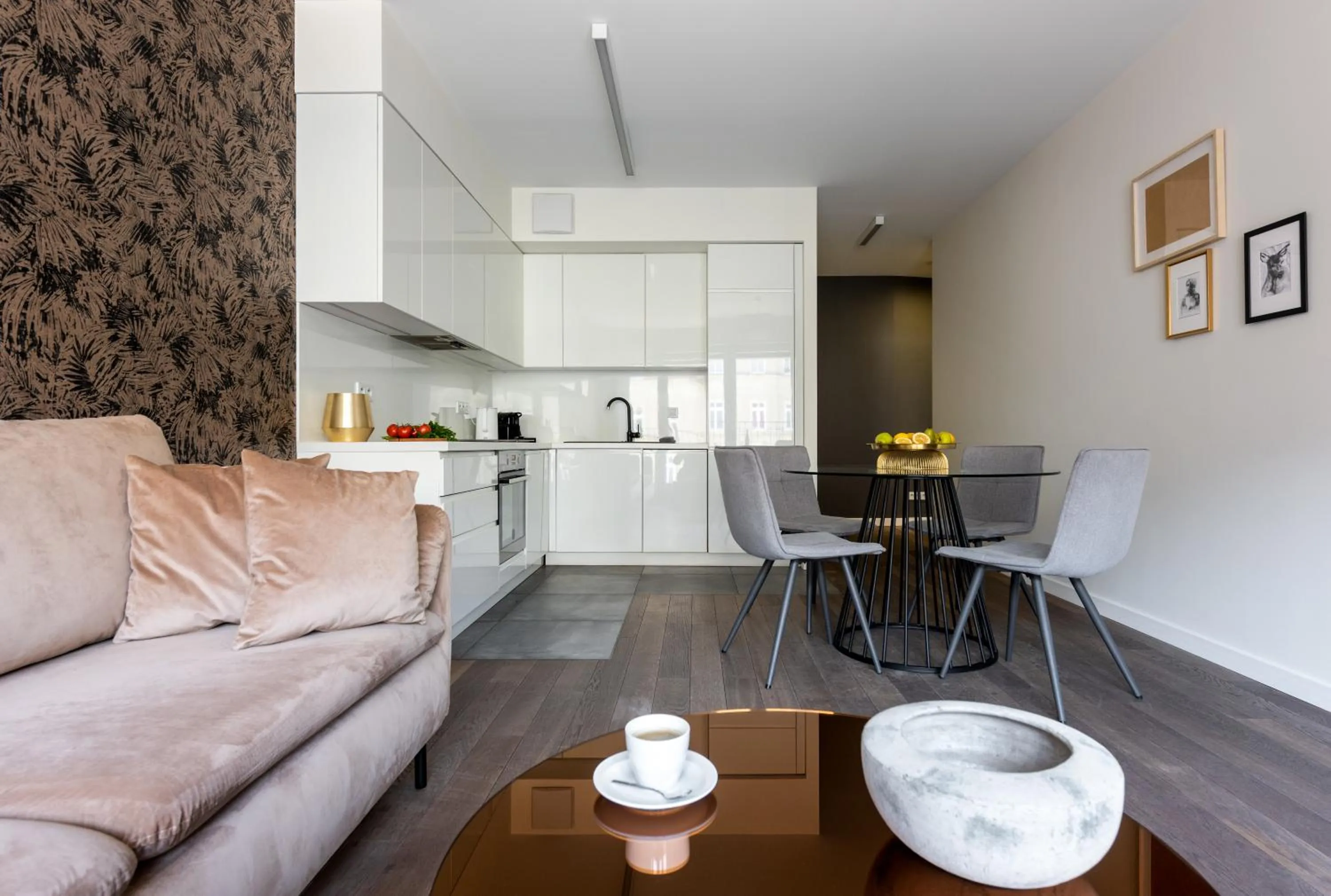 Kitchen or kitchenette in apartamenty-wroc Kurkowa 14