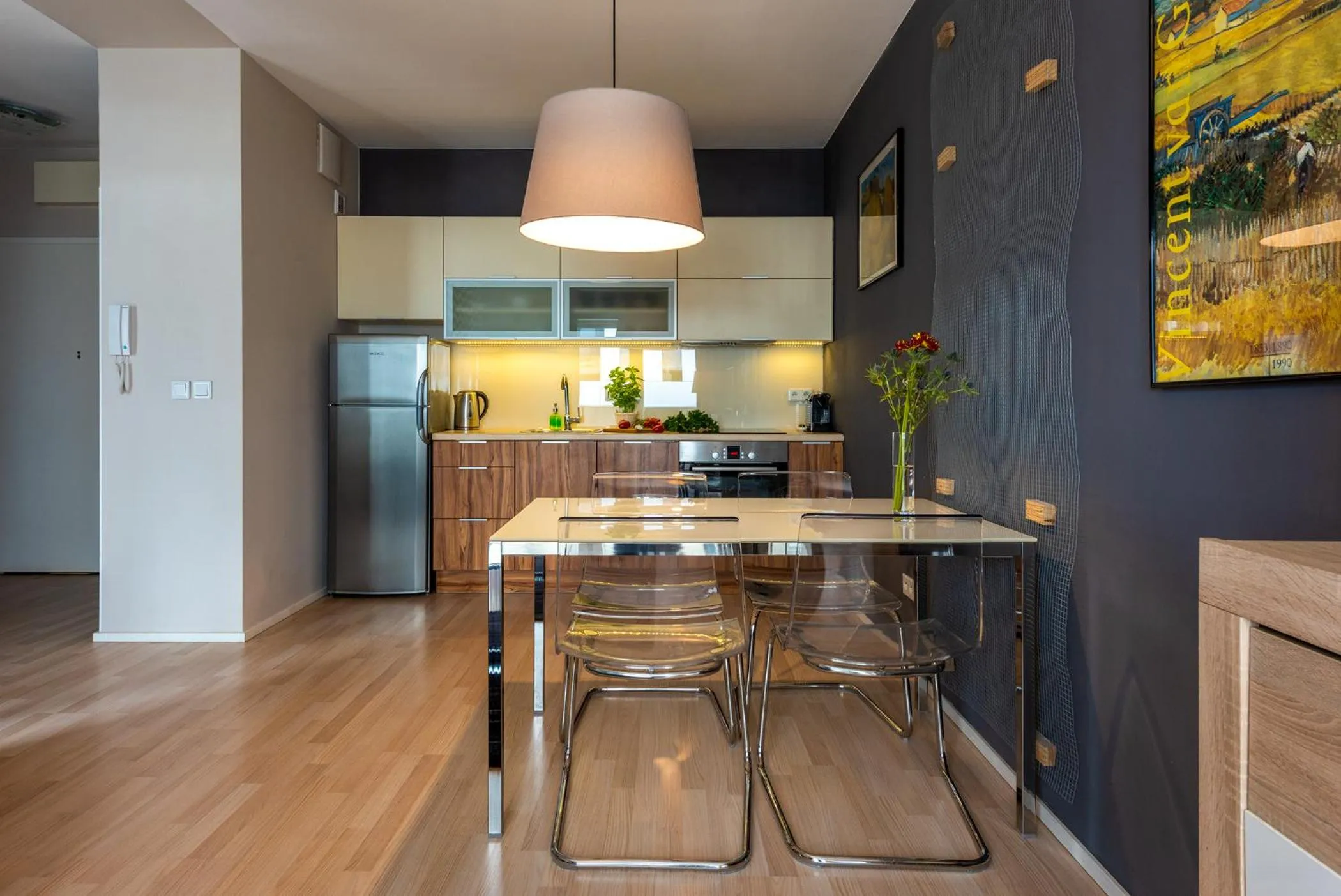 Kitchen or kitchenette in apartamenty-wroc Kurkowa 14