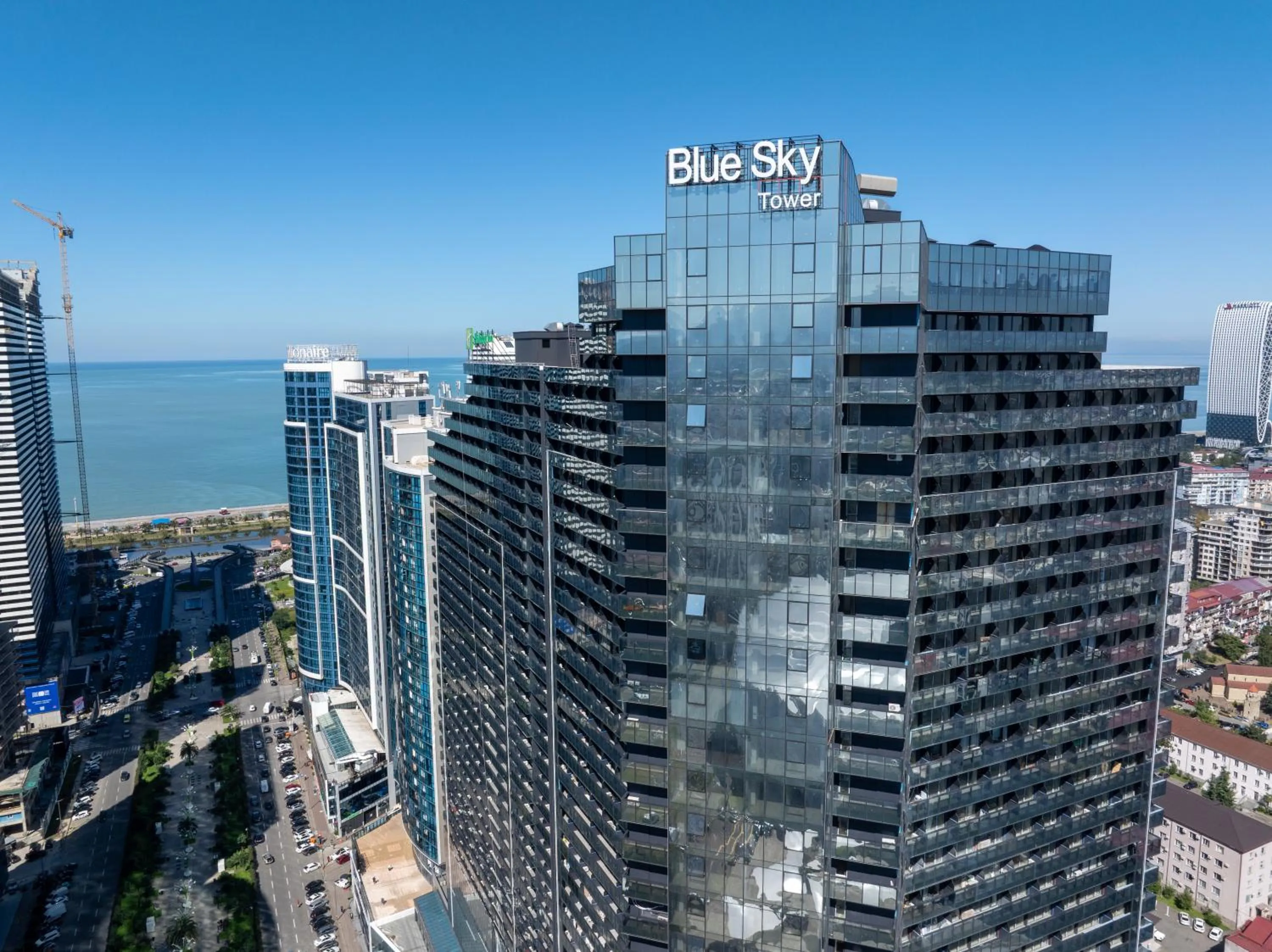 Property building in Blue Sky Apart-Hotel Batumi