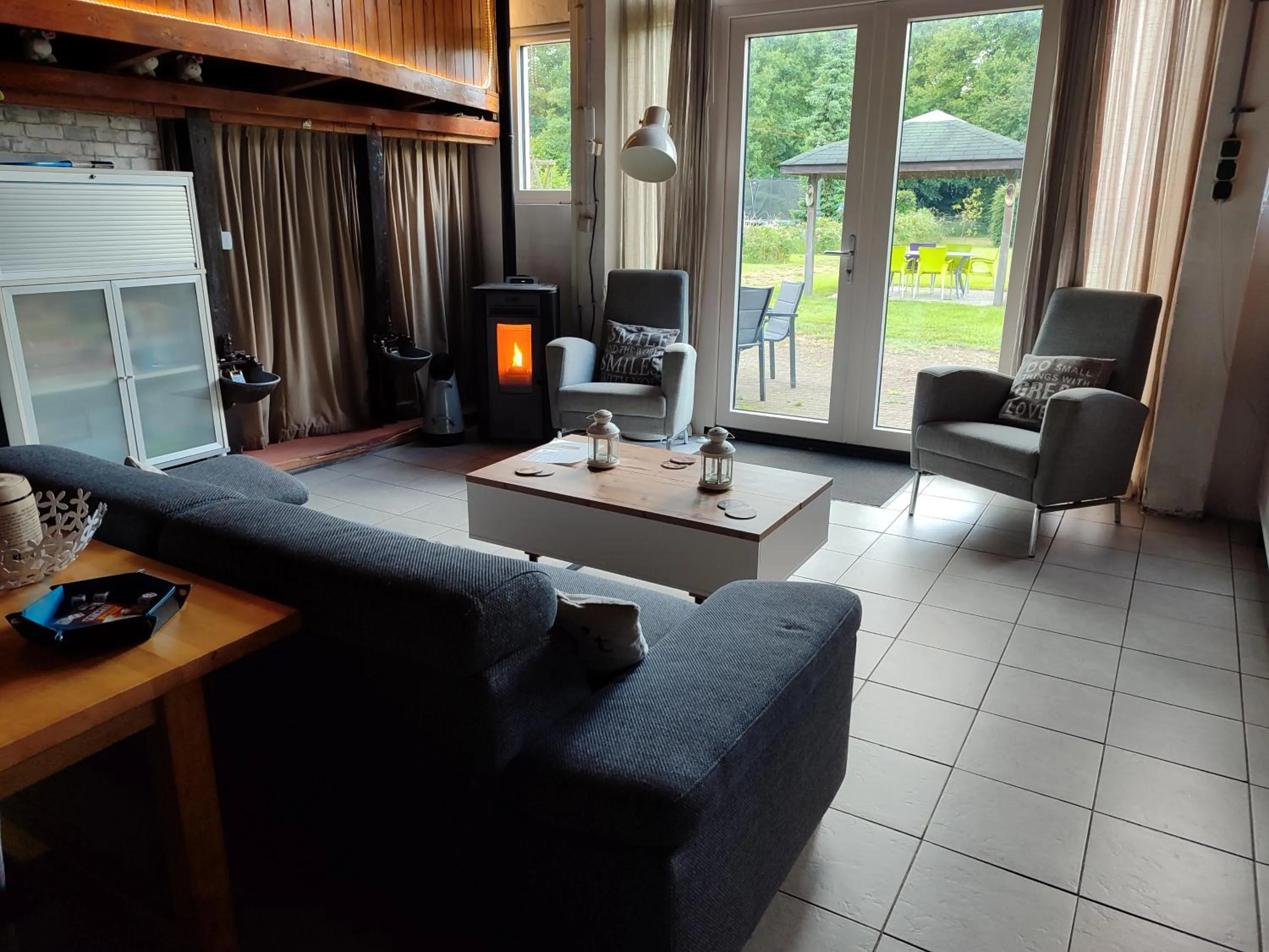 Seating area in B&B Verwoldsehof 'Op de deel'