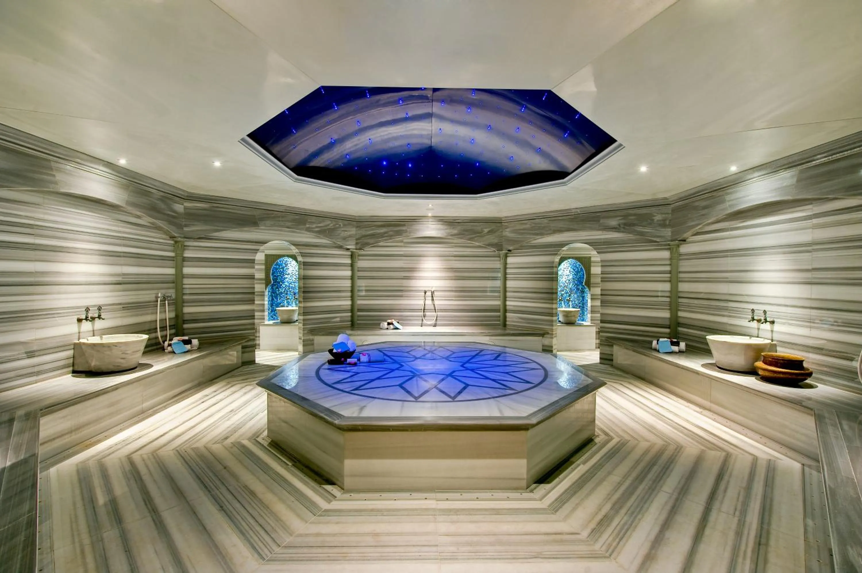 Sauna in Djibouti Palace Kempinski