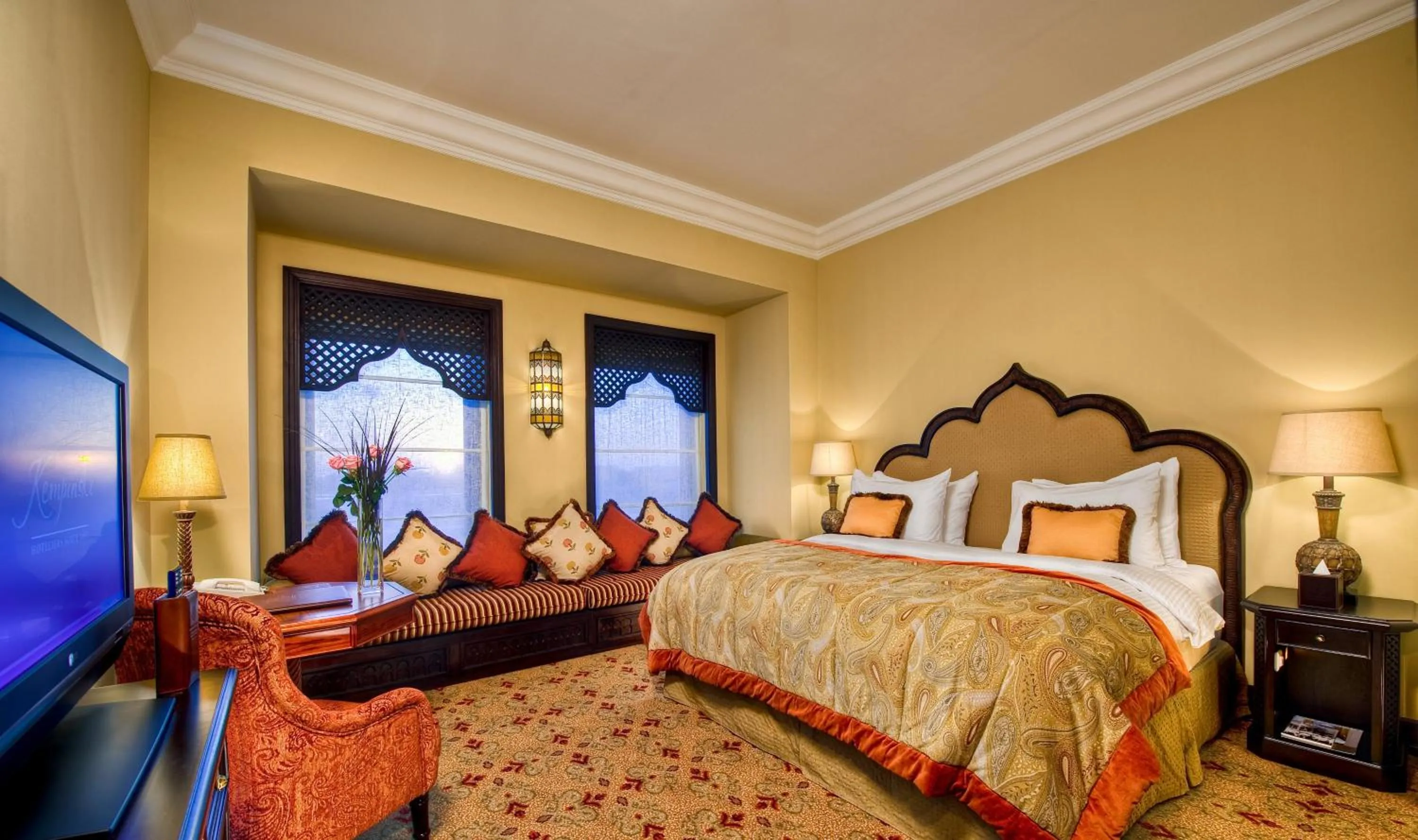 Bedroom, Bed in Djibouti Palace Kempinski