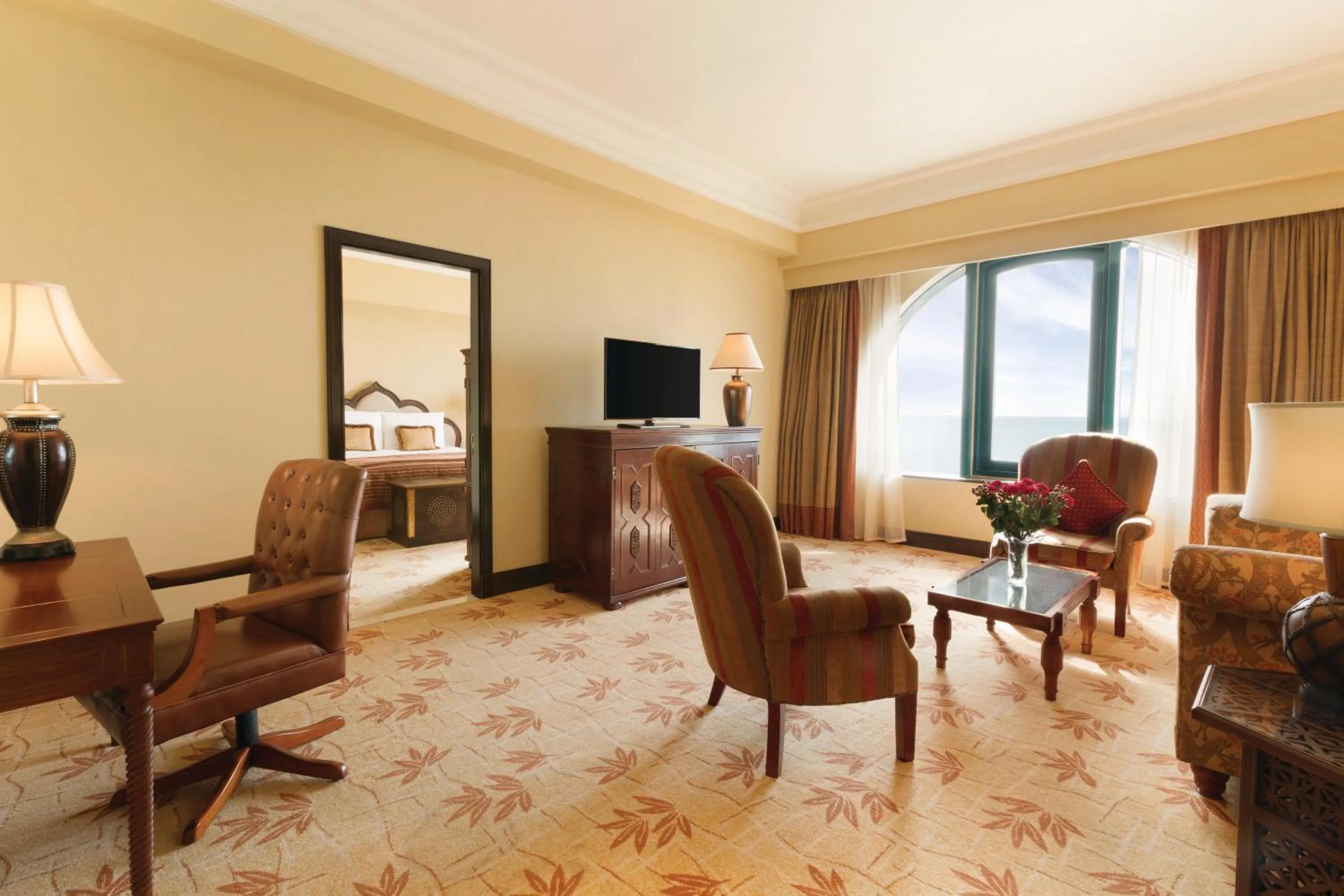 Bed in Djibouti Palace Kempinski