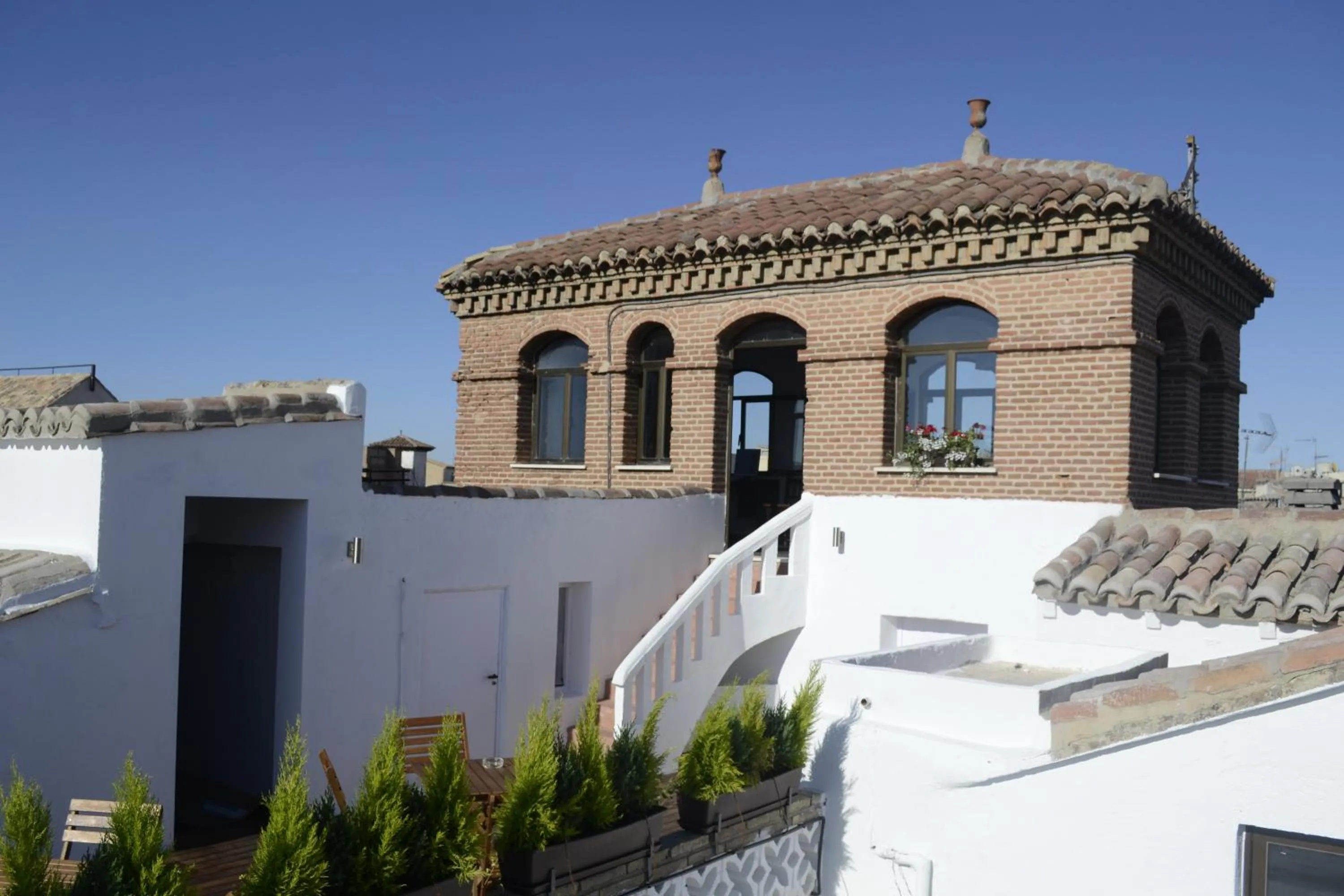 Balcony/Terrace in Oasis Backpackers' Toledo