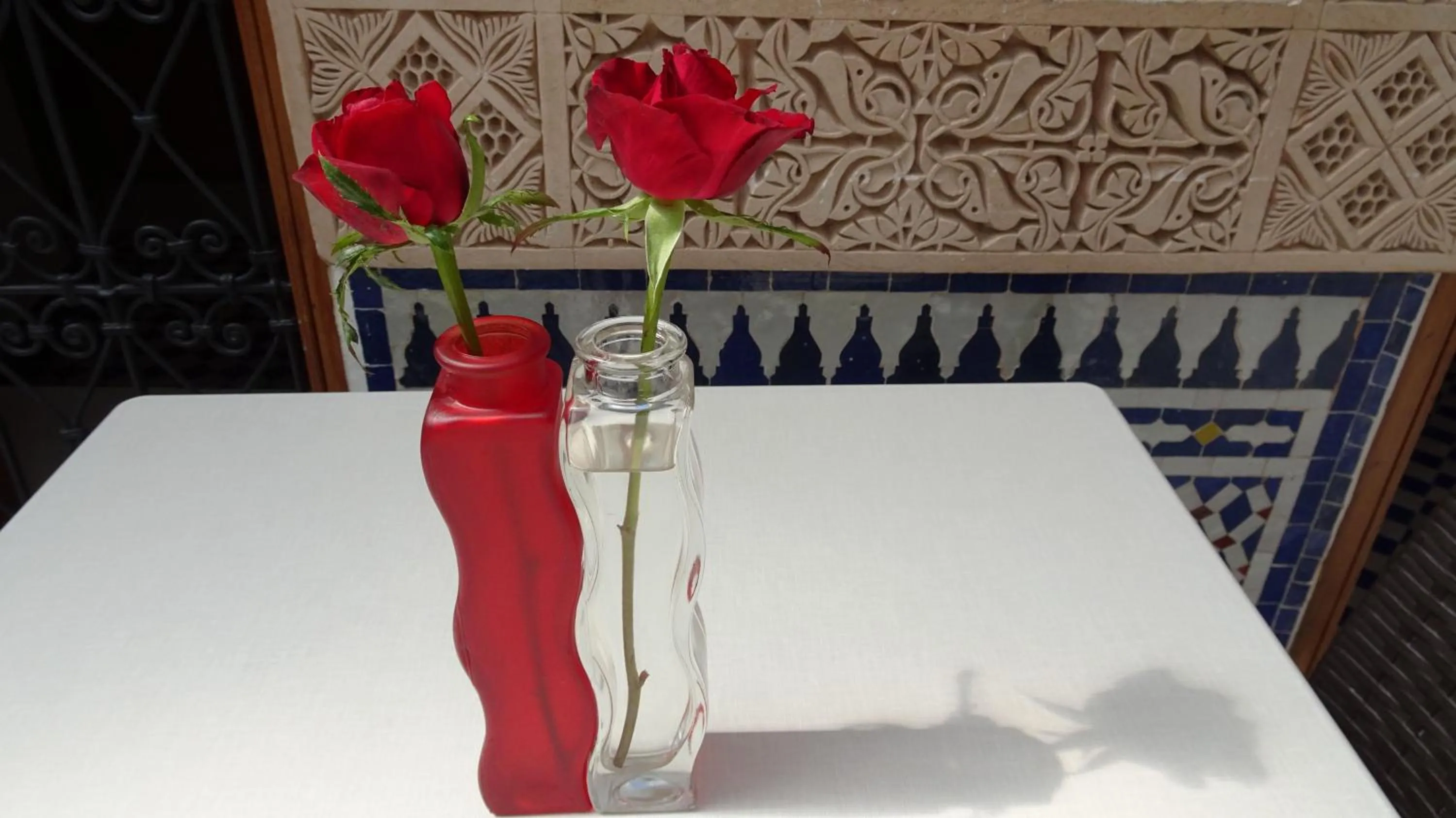 Decorative detail in Riad Sabah