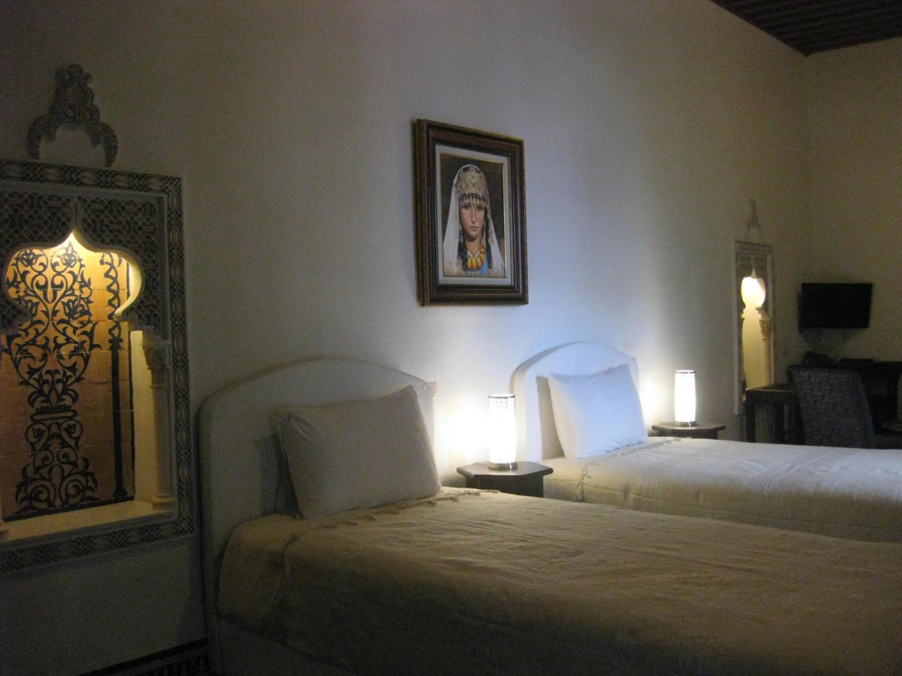 Bed in Riad Sabah