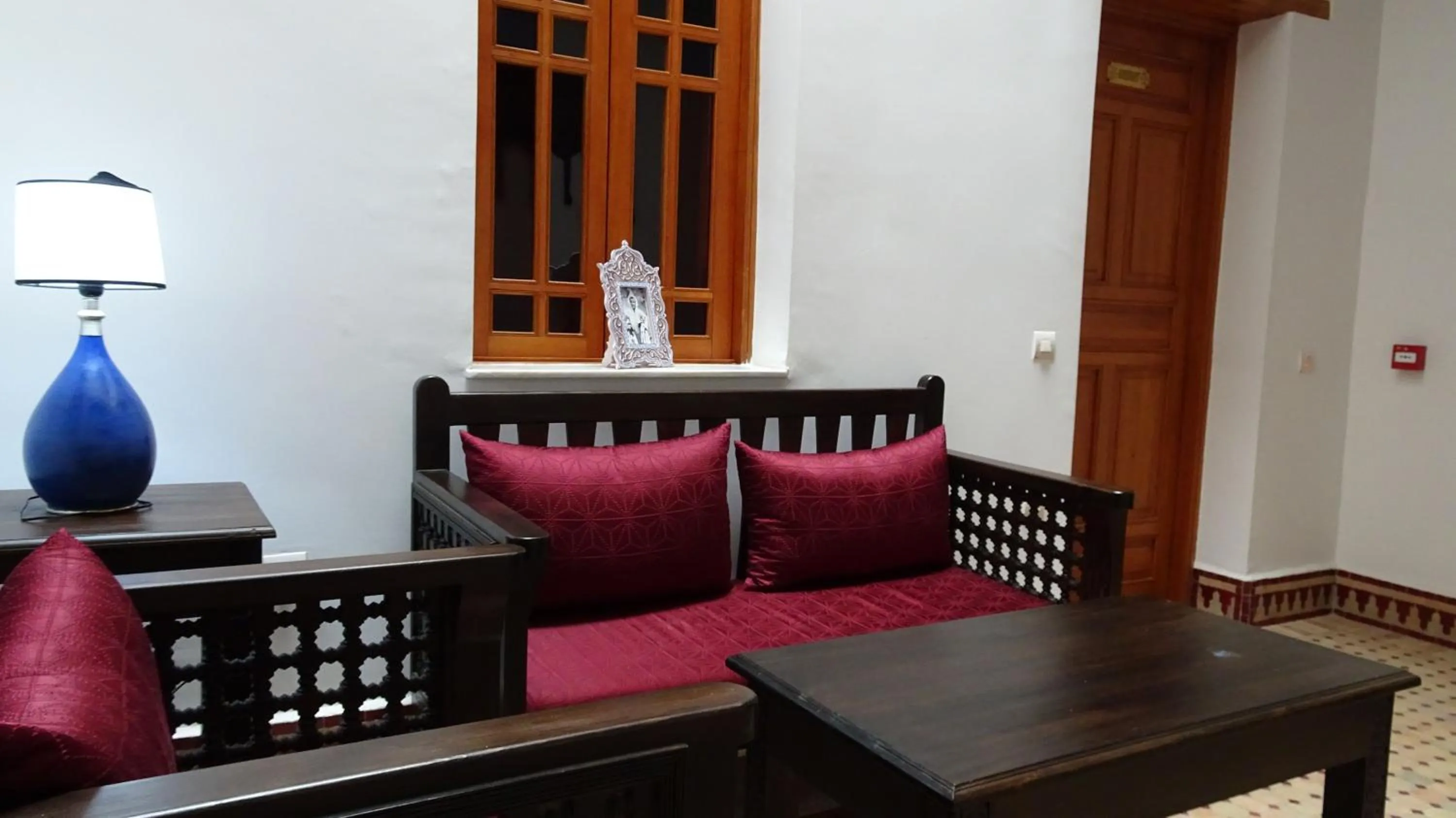 Seating area in Riad Sabah