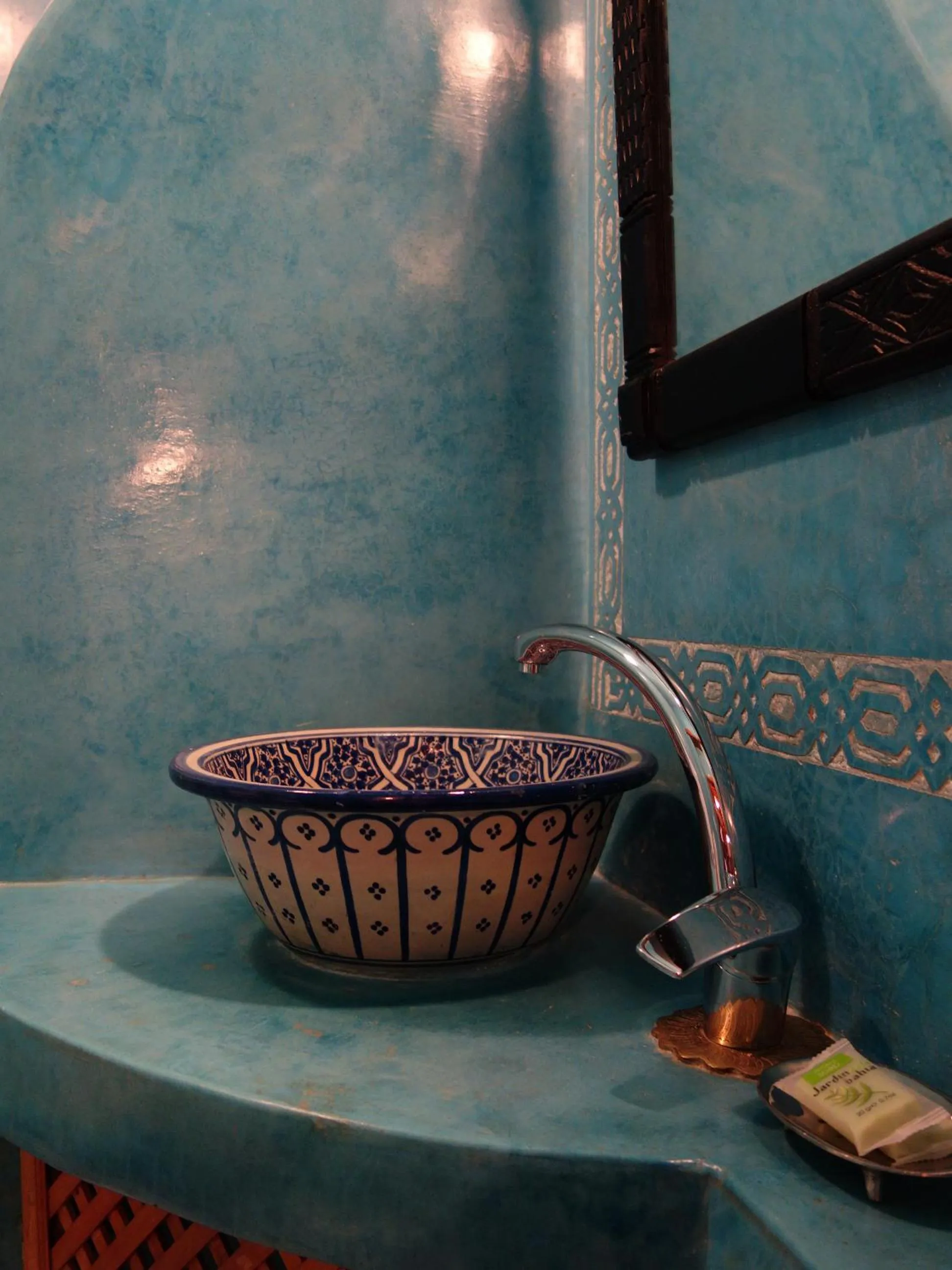 Decorative detail in Riad Sabah