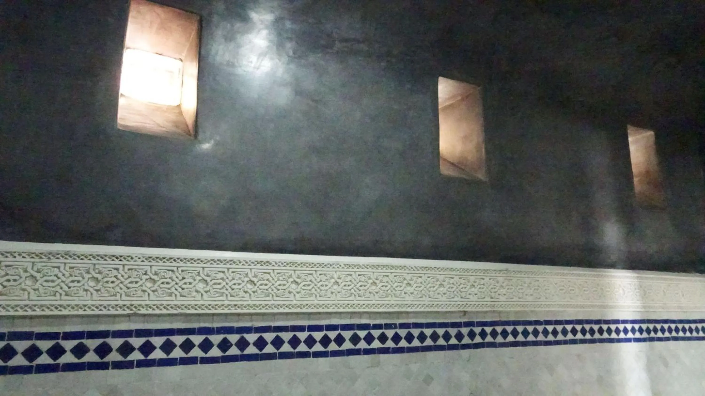 Steam room in Riad Sabah