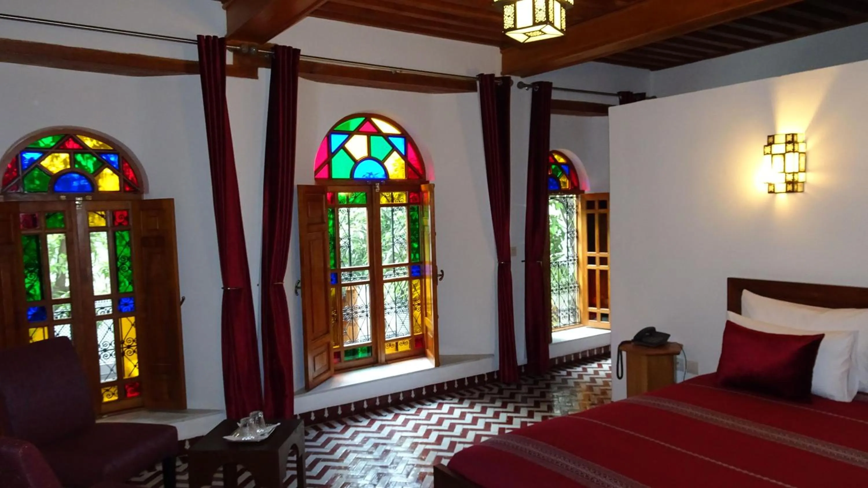 Day, Bed in Riad Sabah