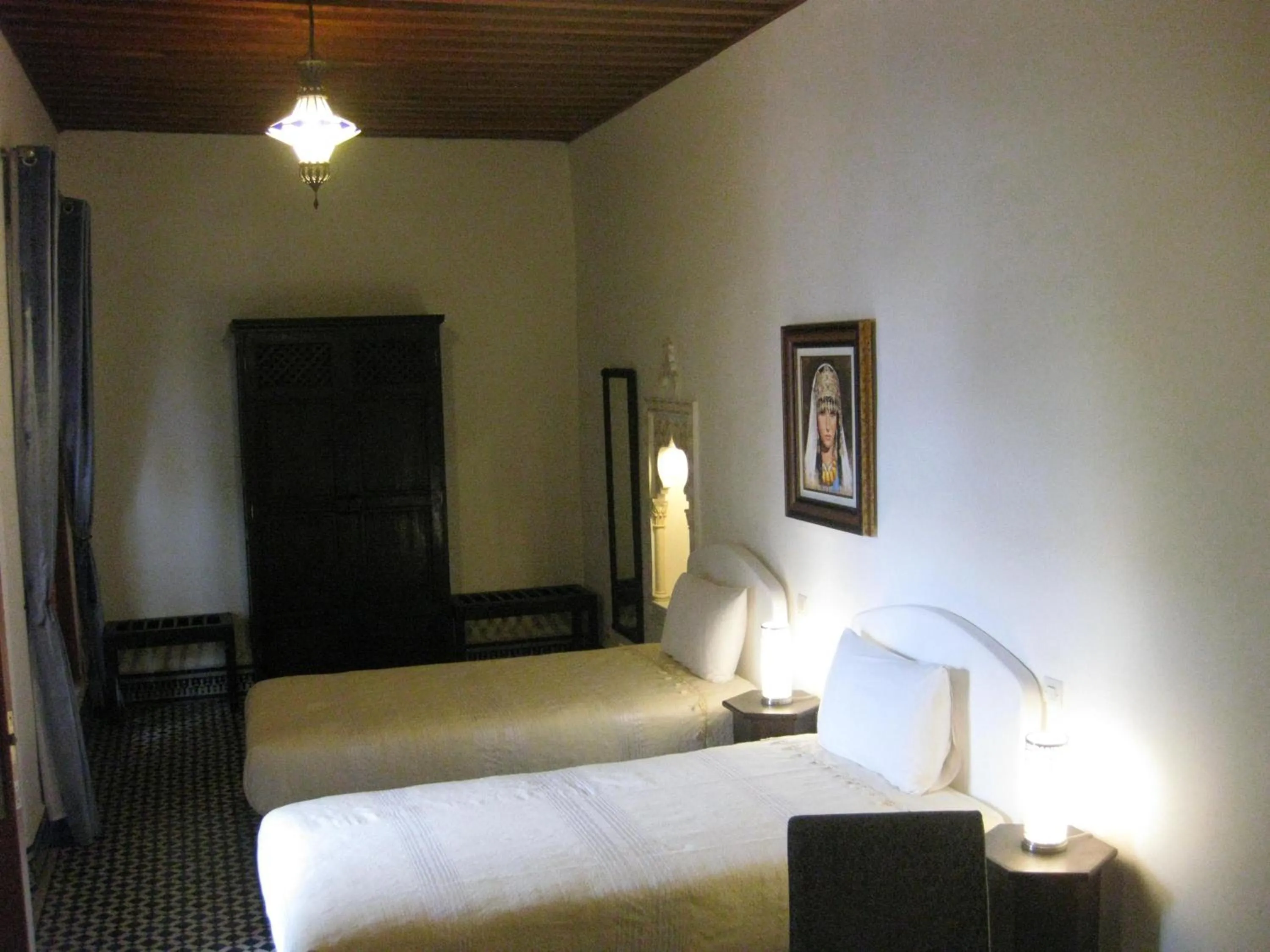 Bed in Riad Sabah