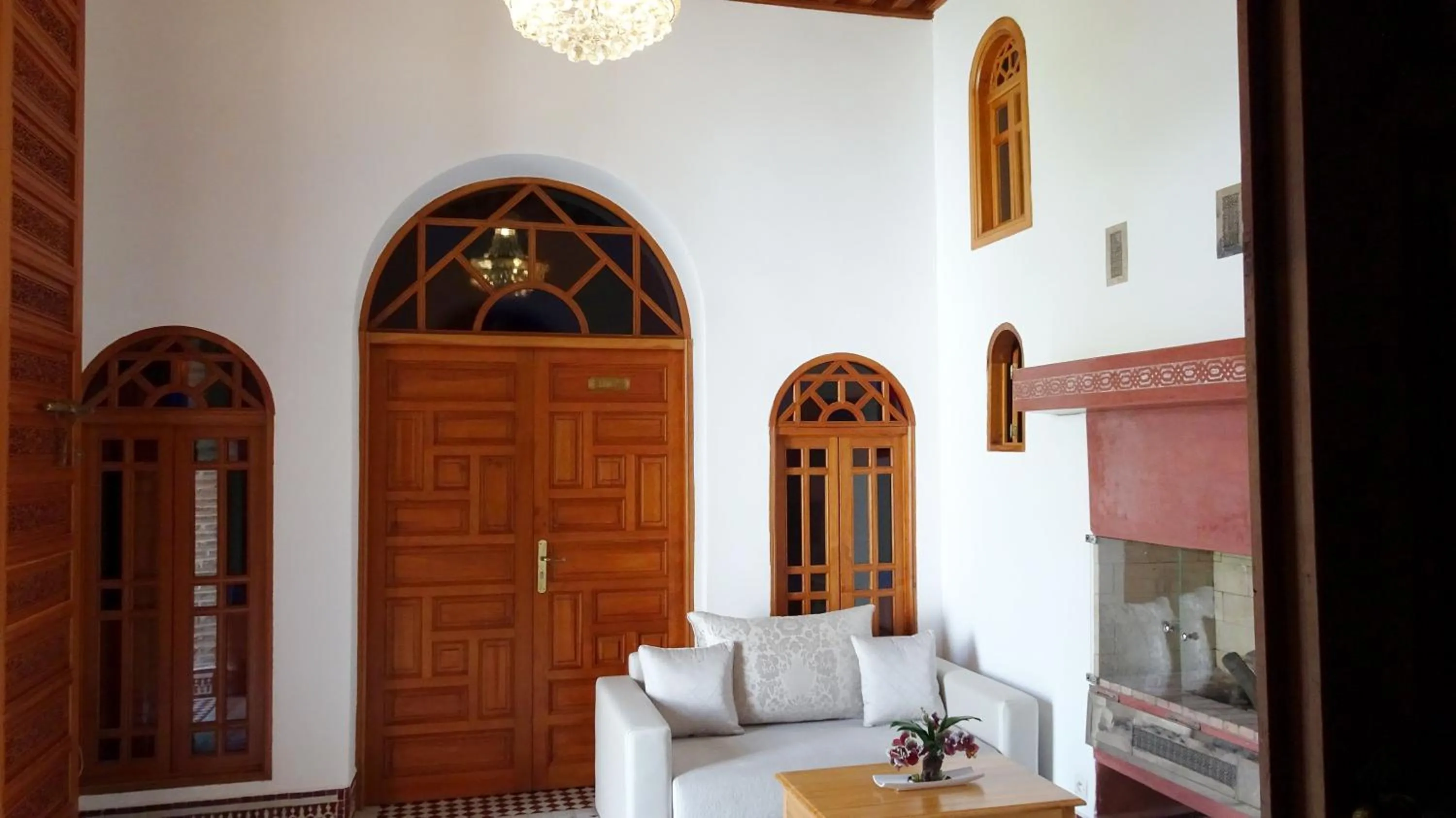 Seating area in Riad Sabah