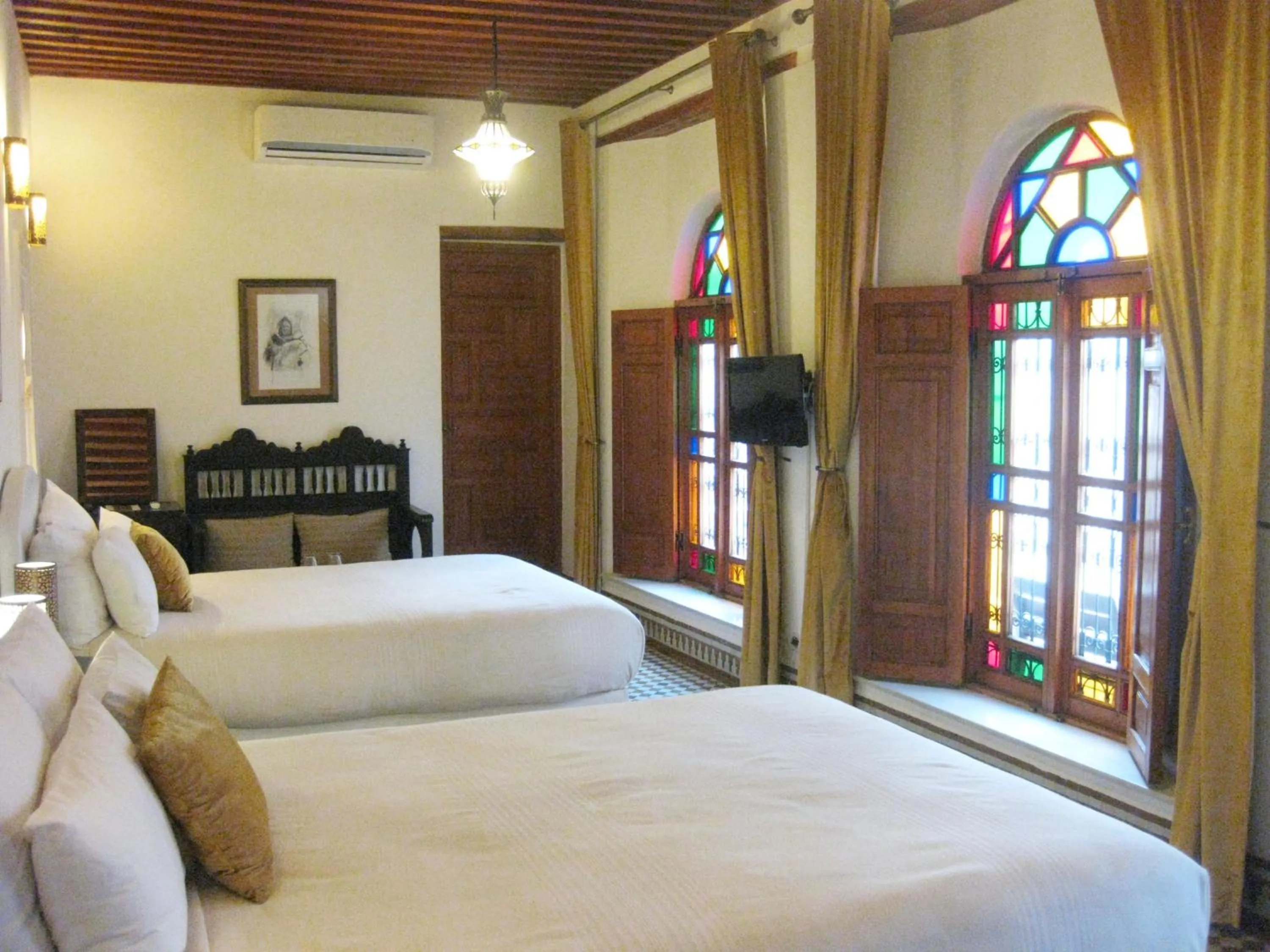 Bed in Riad Sabah