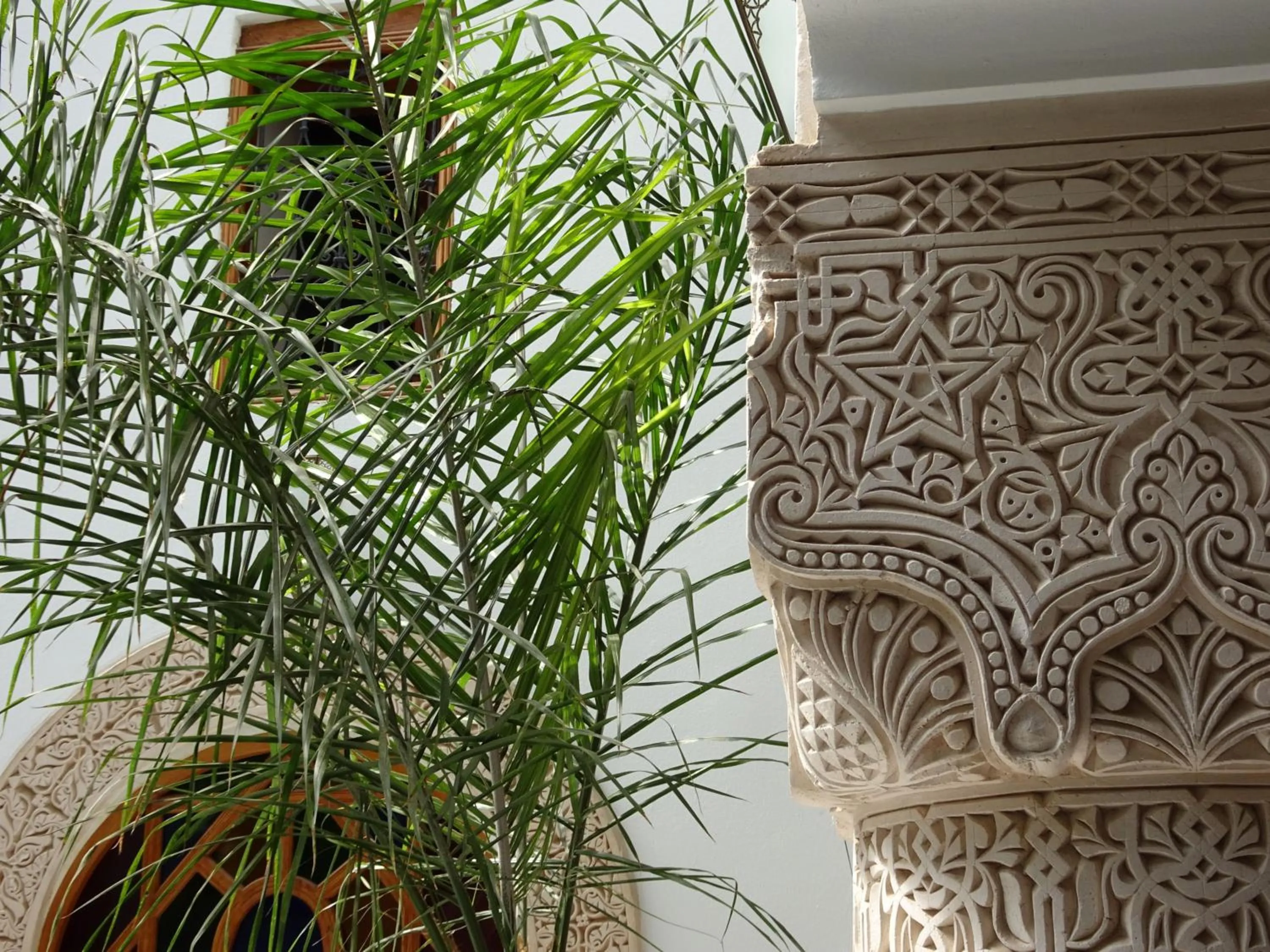 Decorative detail in Riad Sabah