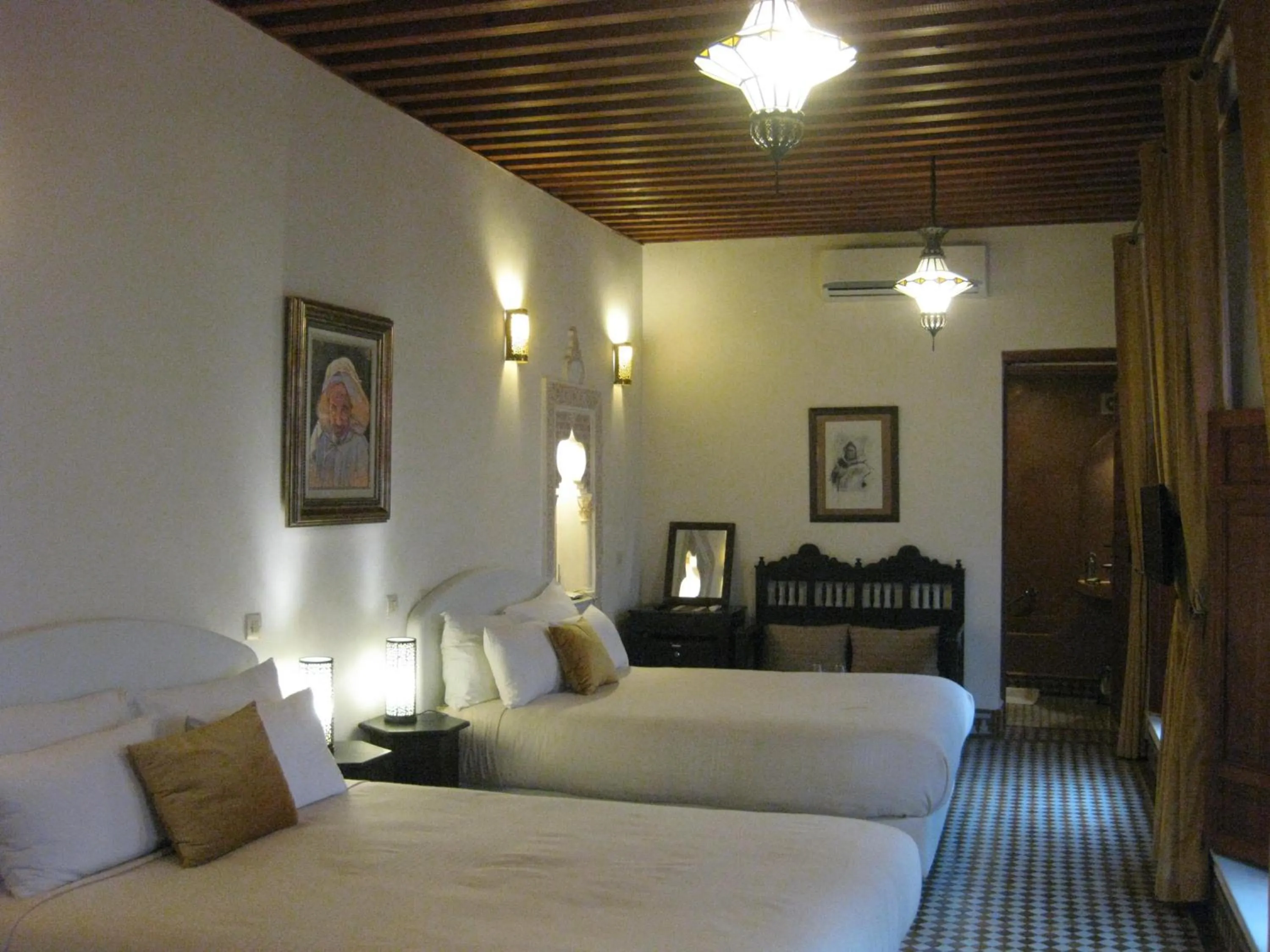 Bed in Riad Sabah