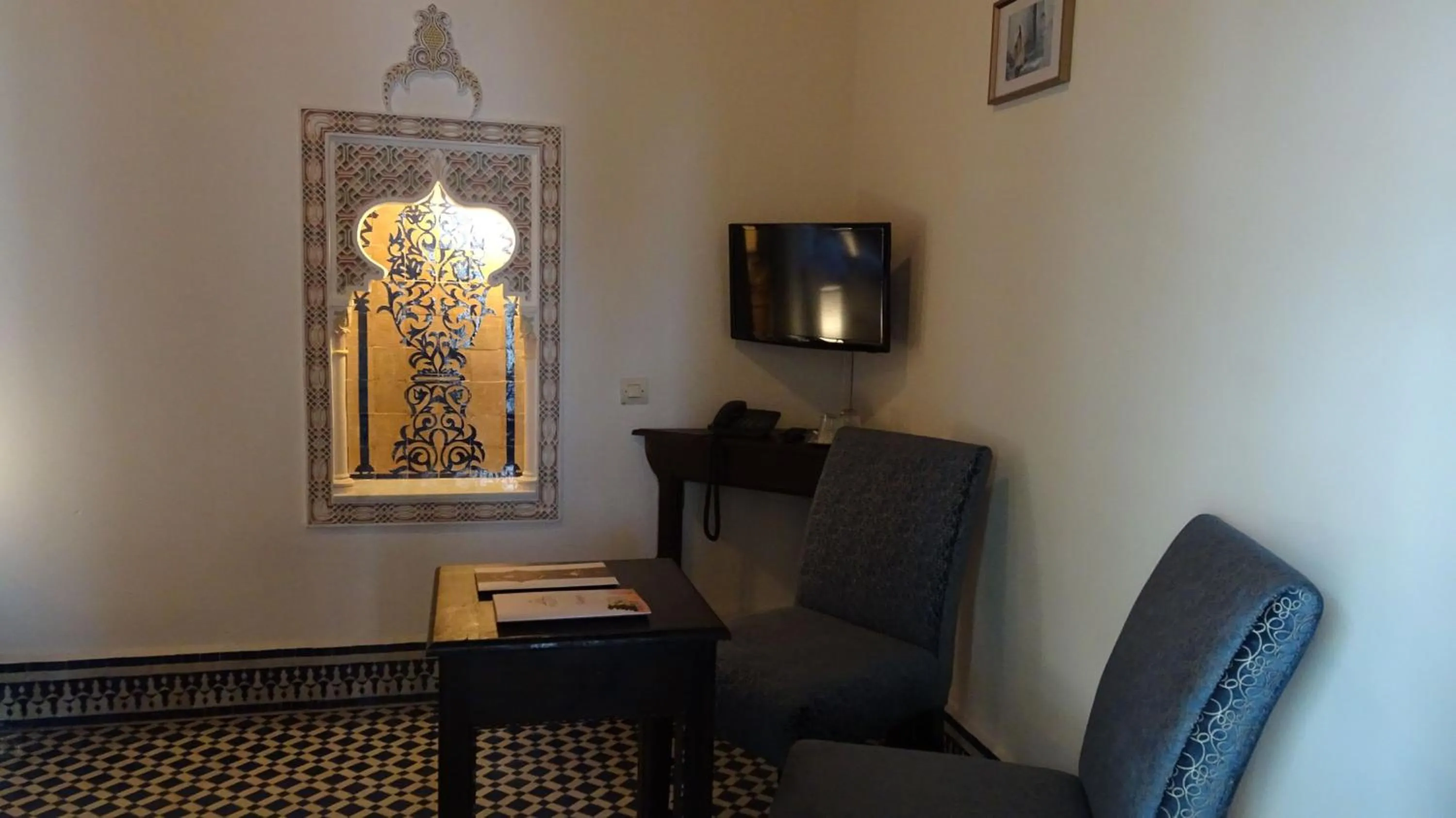 Seating area in Riad Sabah