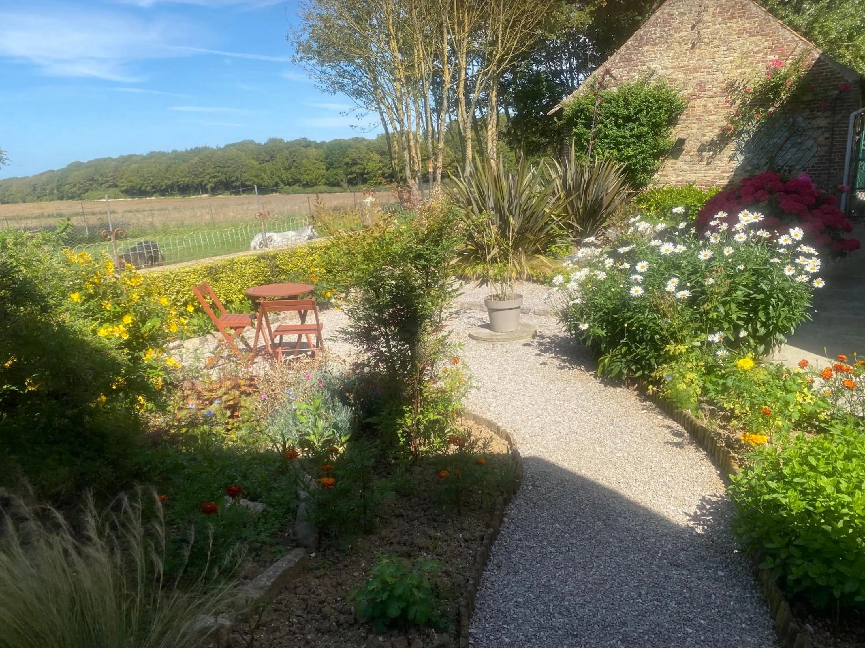 Patio in Ferme "les Flaquettes"