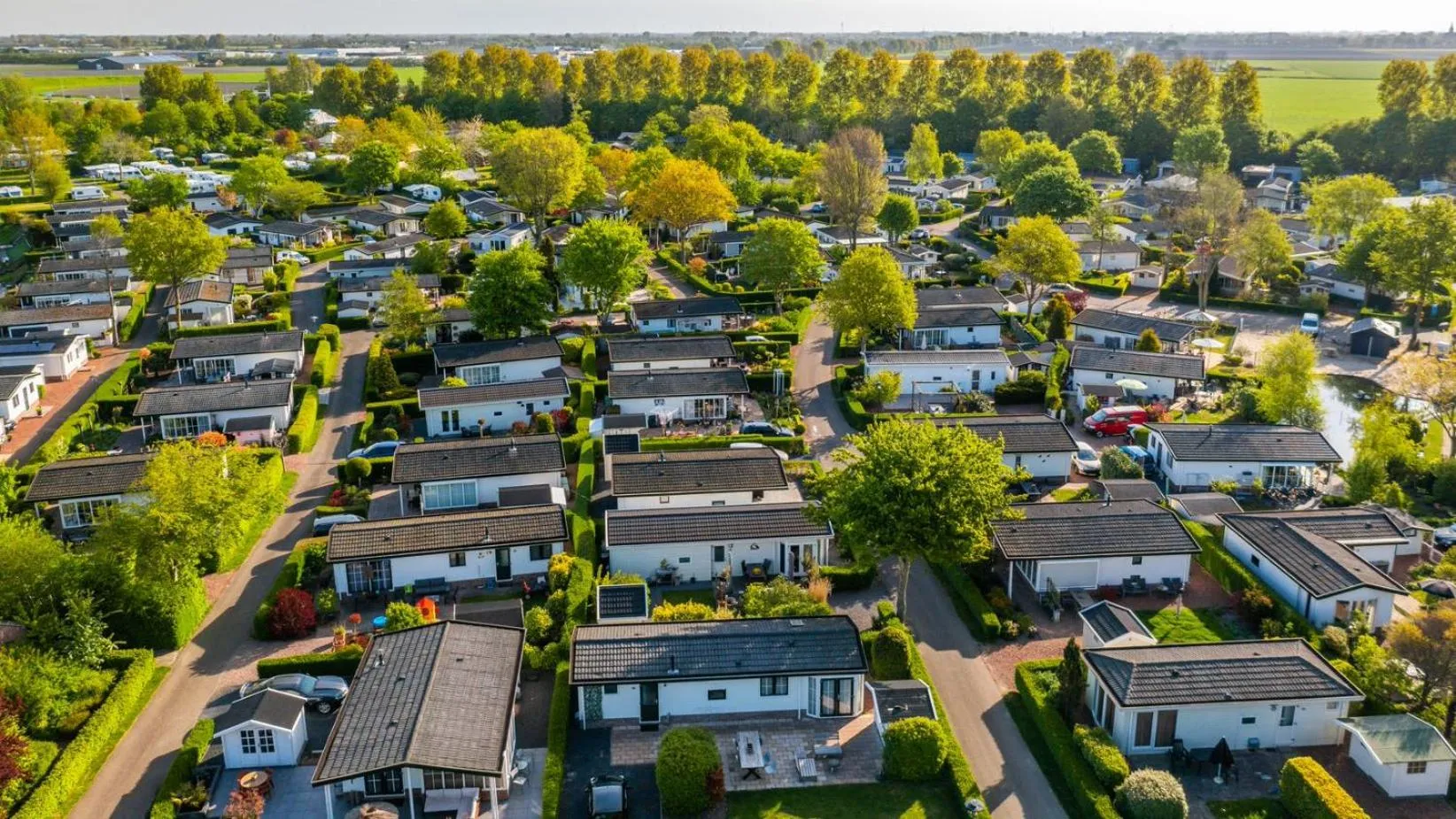 Bird's eye view in EuroParcs Molengroet