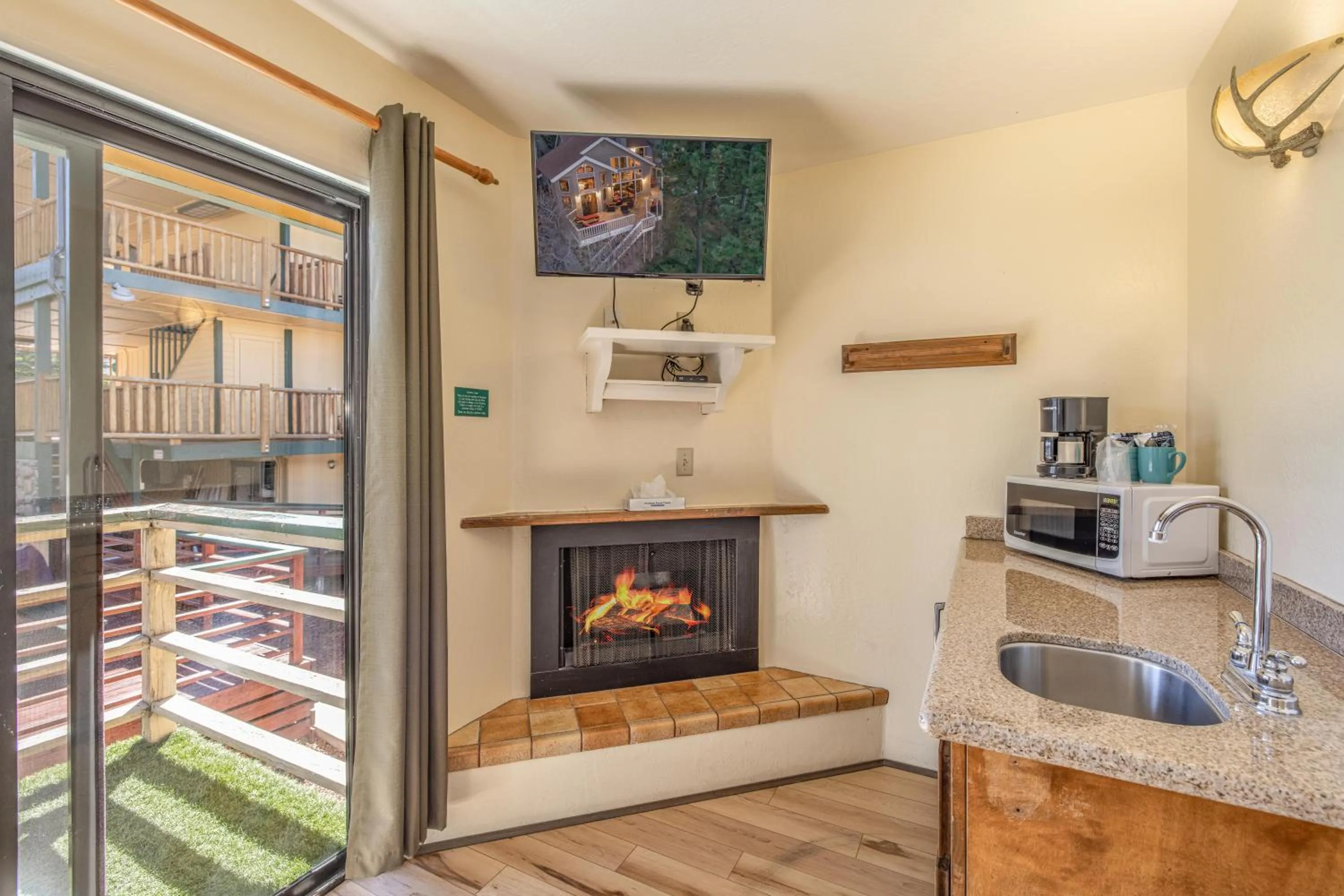 minibar in Big Bear Lakefront Lodge