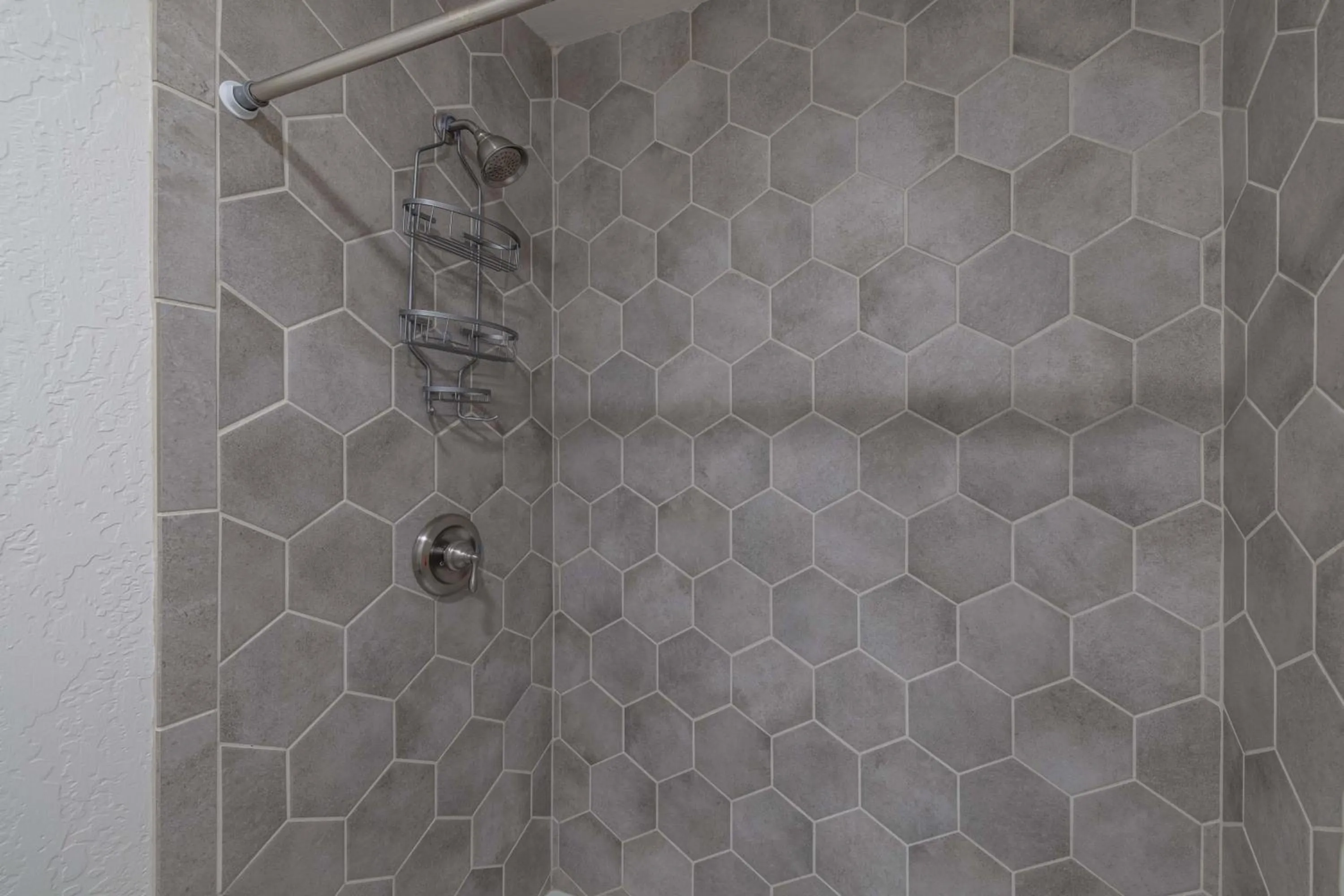 Shower in Big Bear Lakefront Lodge