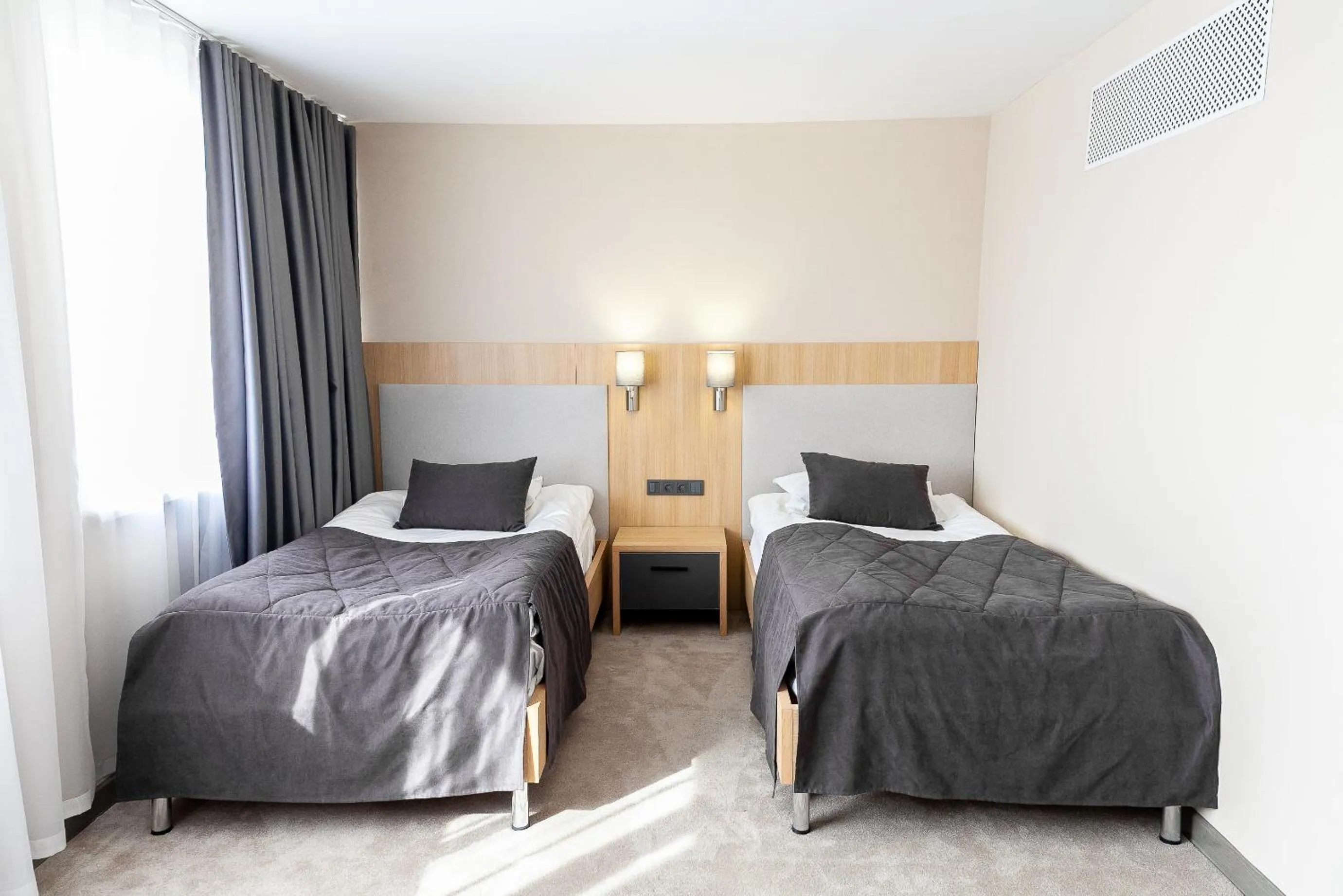 Bed in Hotel Сomplex Irtysh