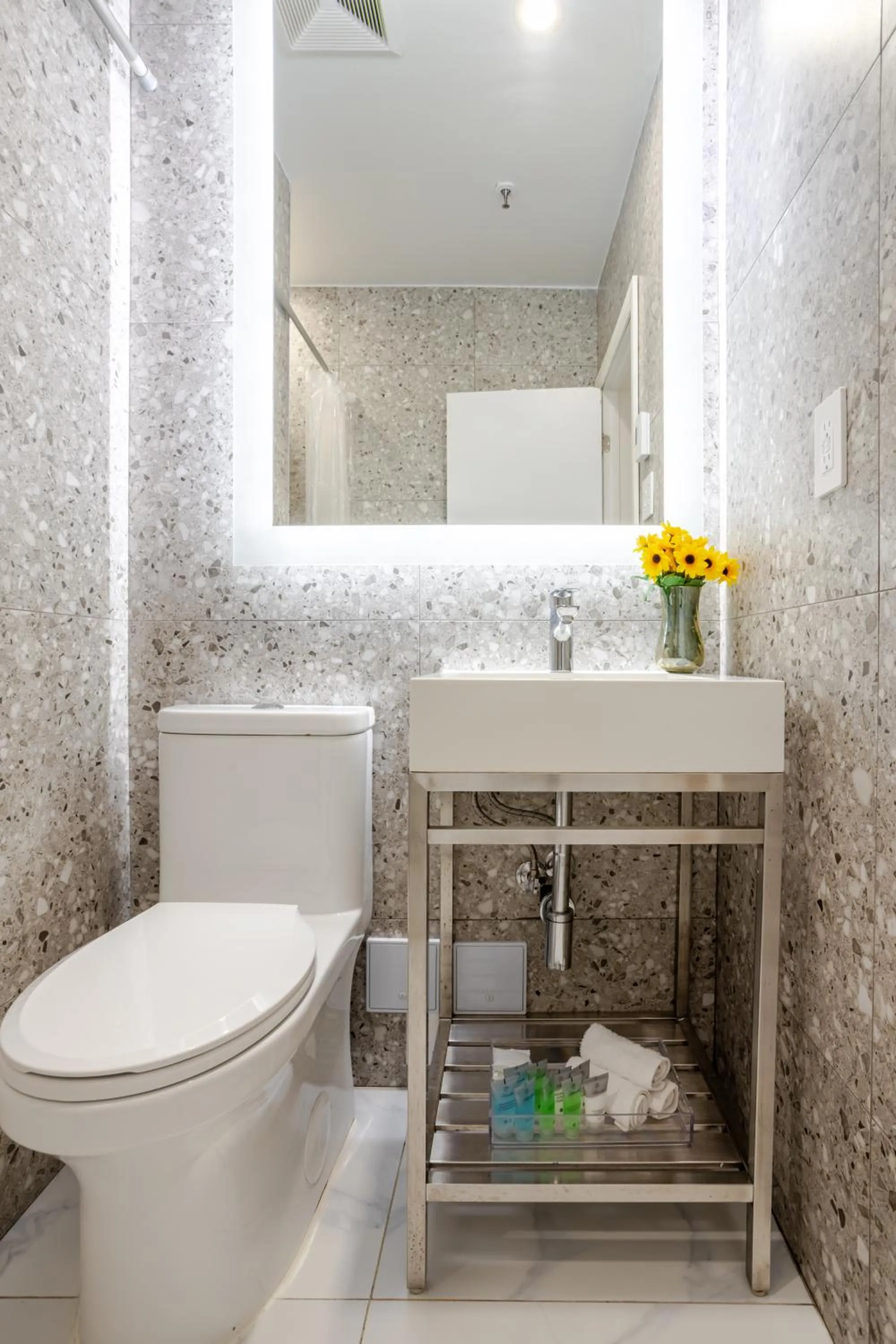 Shower in Olympia Hotel by Lodgo